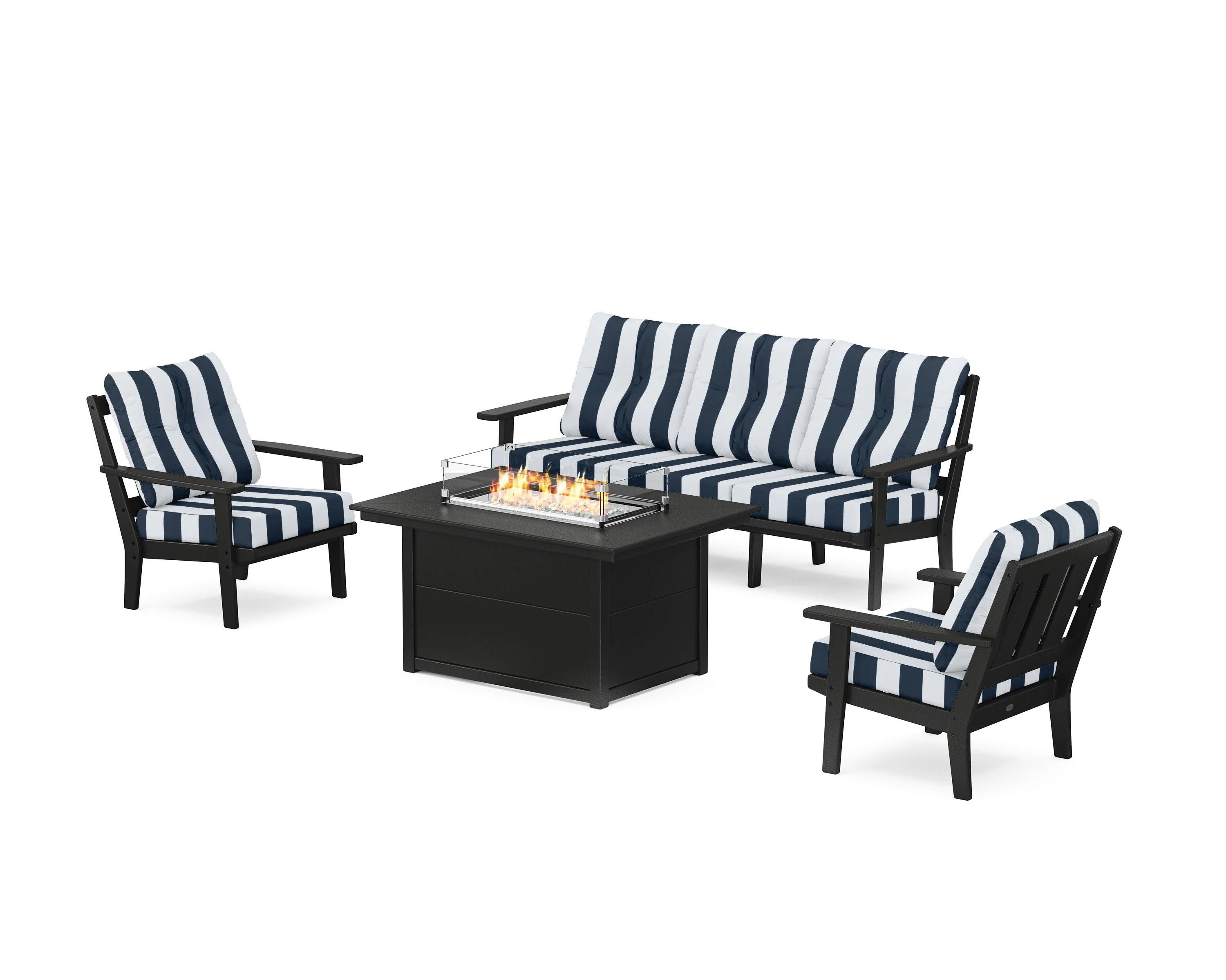 Oxford Deep Seating Fire Pit Table Set - Image 183