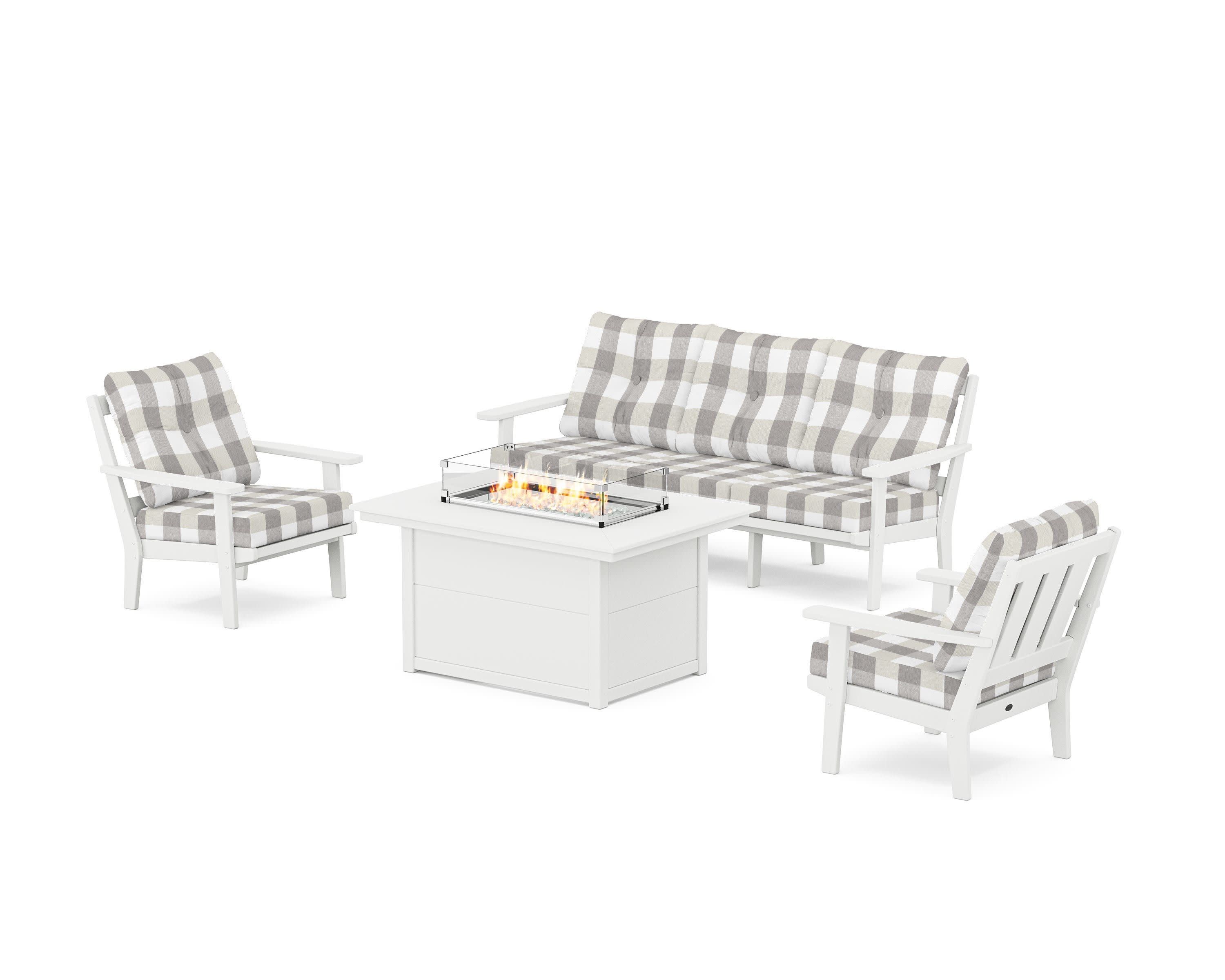 Oxford Deep Seating Fire Pit Table Set - Image 68