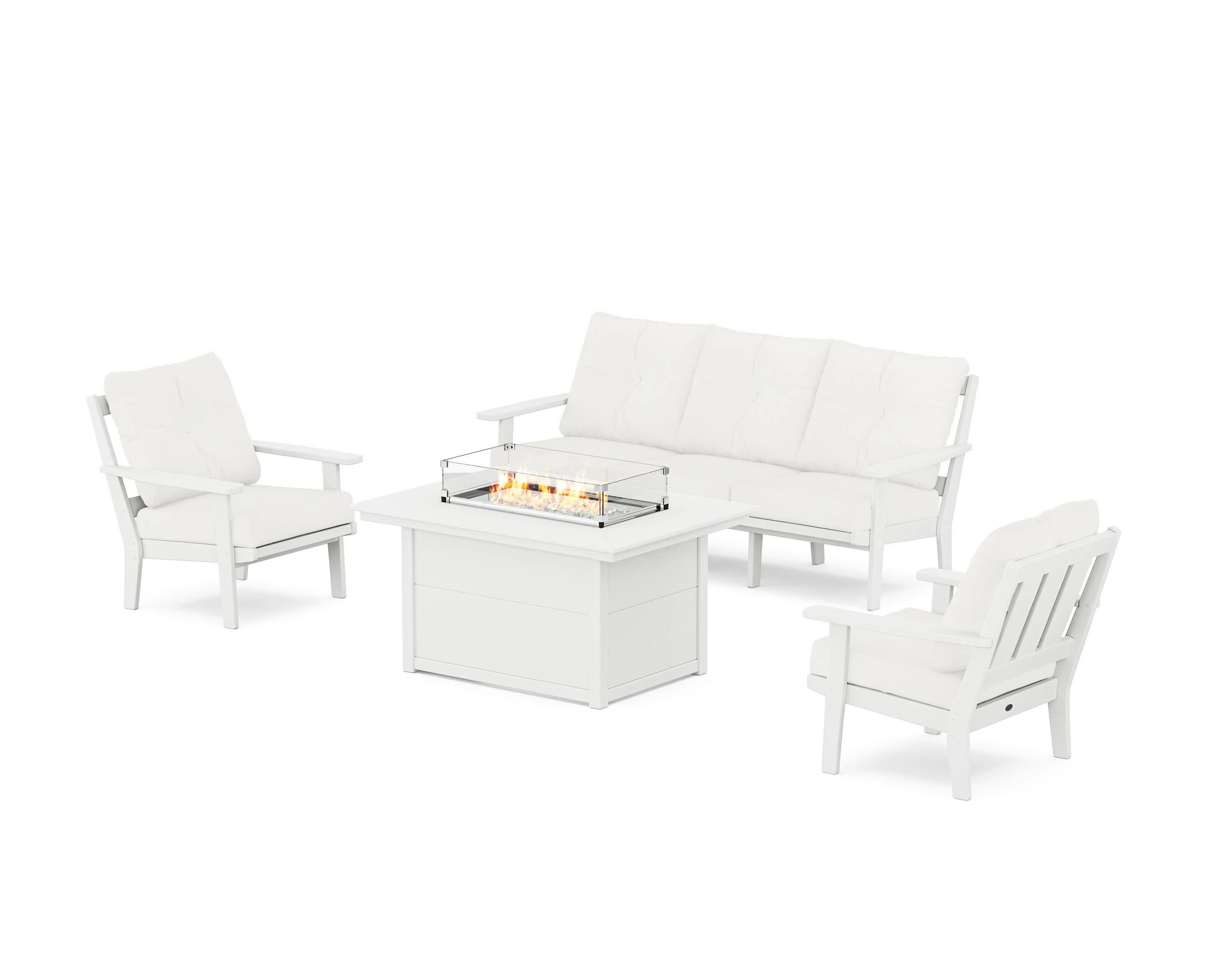 Oxford Deep Seating Fire Pit Table Set - Image 84