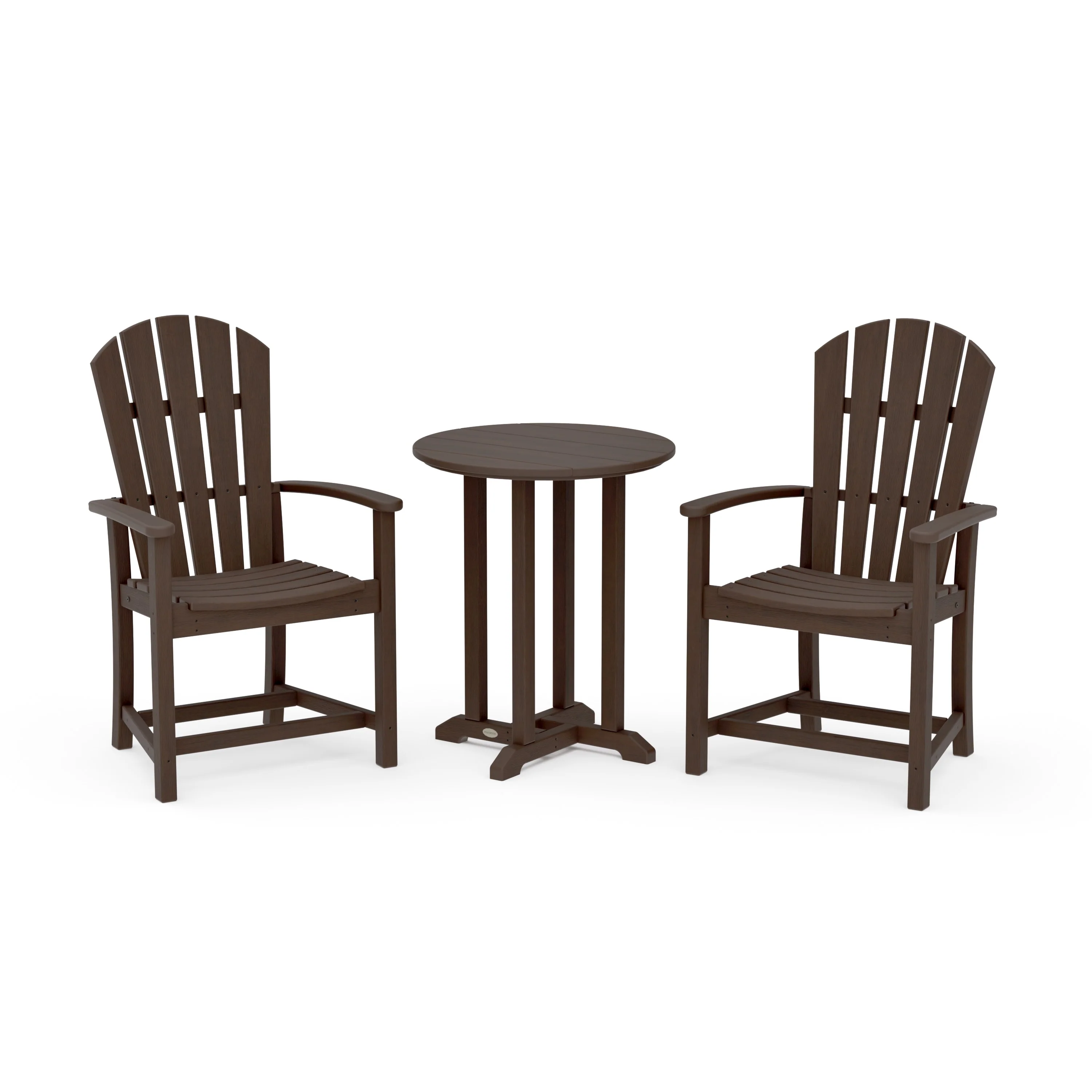 Palm Coast 3-Piece Round Farmhouse Bistro Dining Set - Image 18