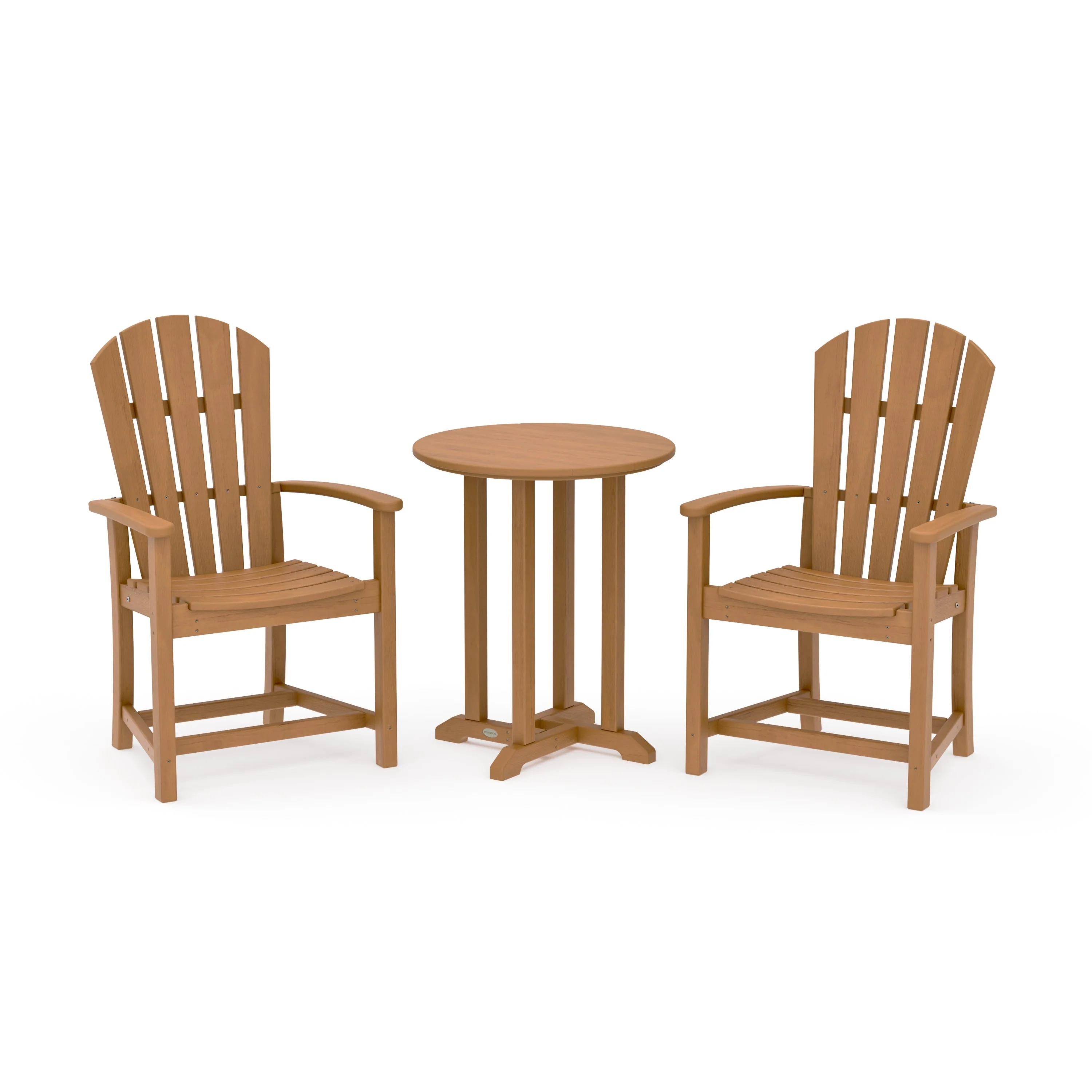 Palm Coast 3-Piece Round Farmhouse Bistro Dining Set - Image 19