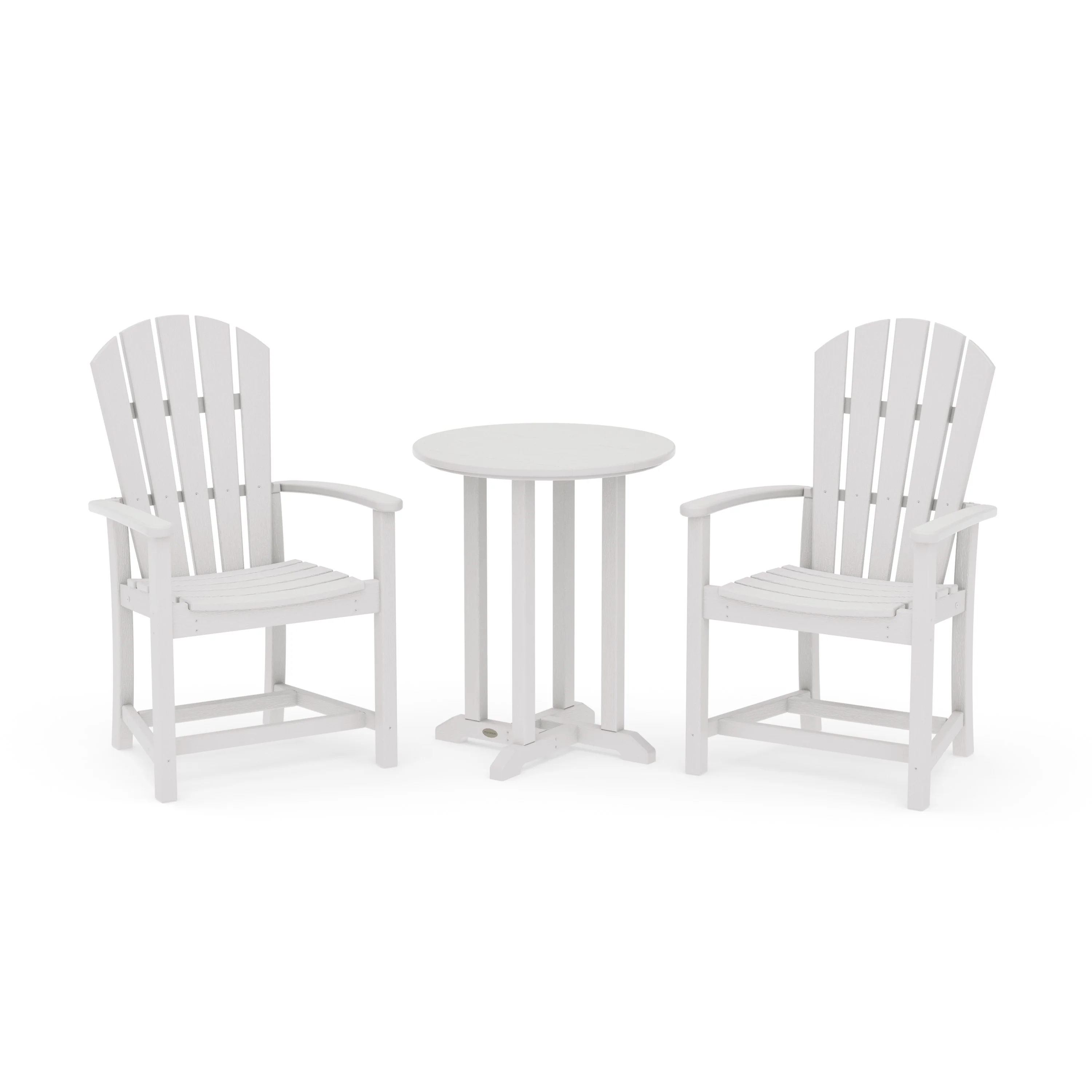 Palm Coast 3-Piece Round Farmhouse Bistro Dining Set - Image 22