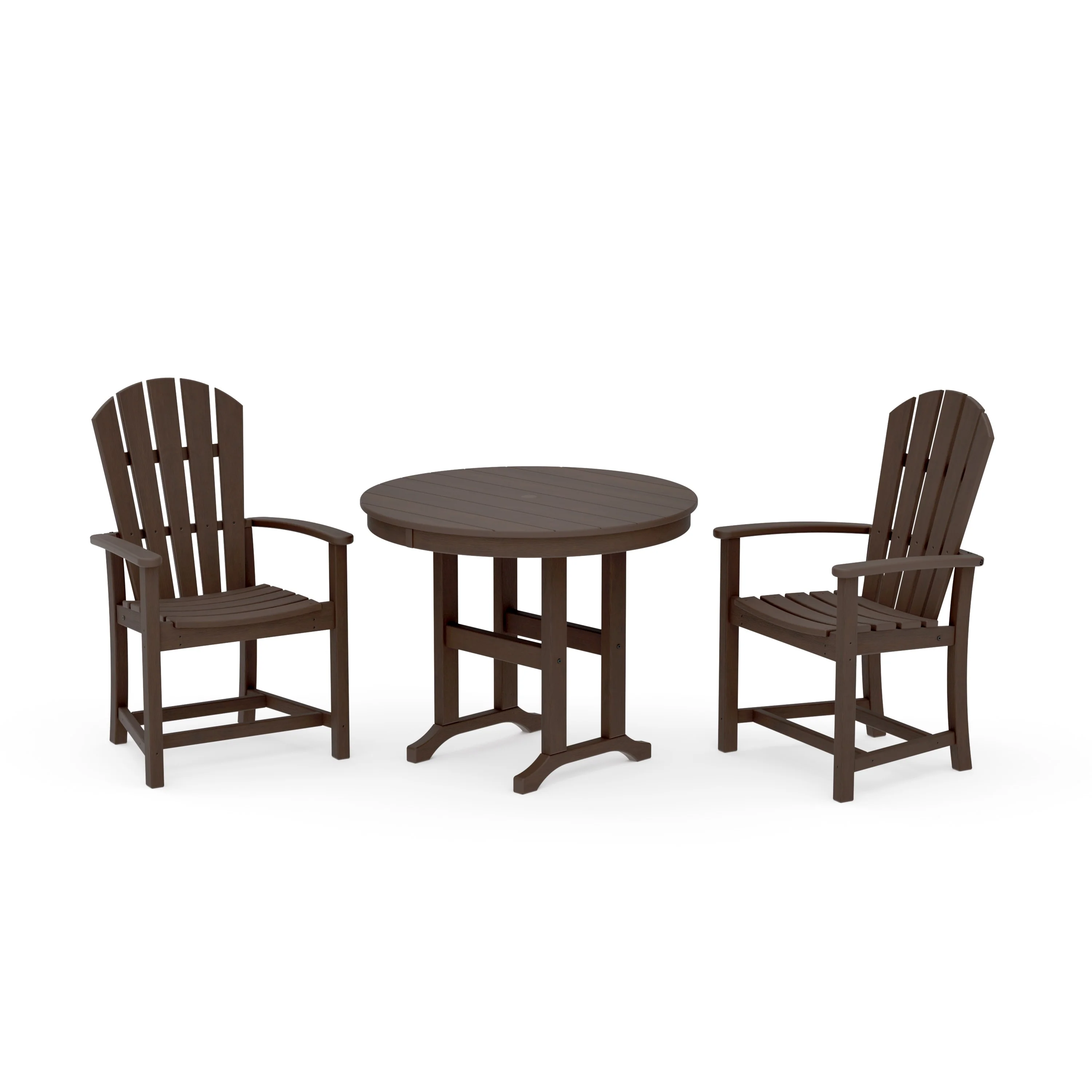 Palm Coast 3-Piece Round Farmhouse Dining Set - Image 18