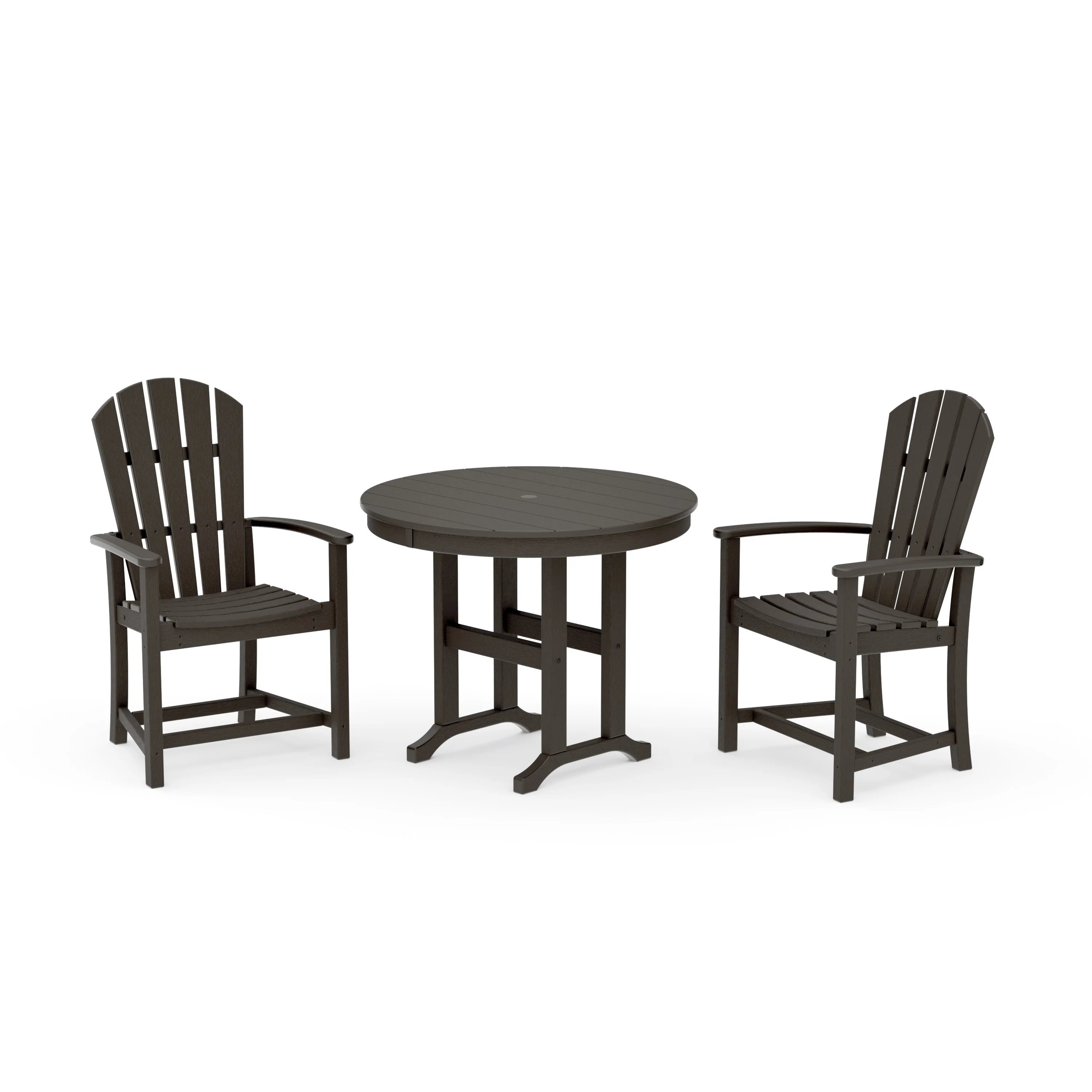 Palm Coast 3-Piece Round Farmhouse Dining Set - Image 20
