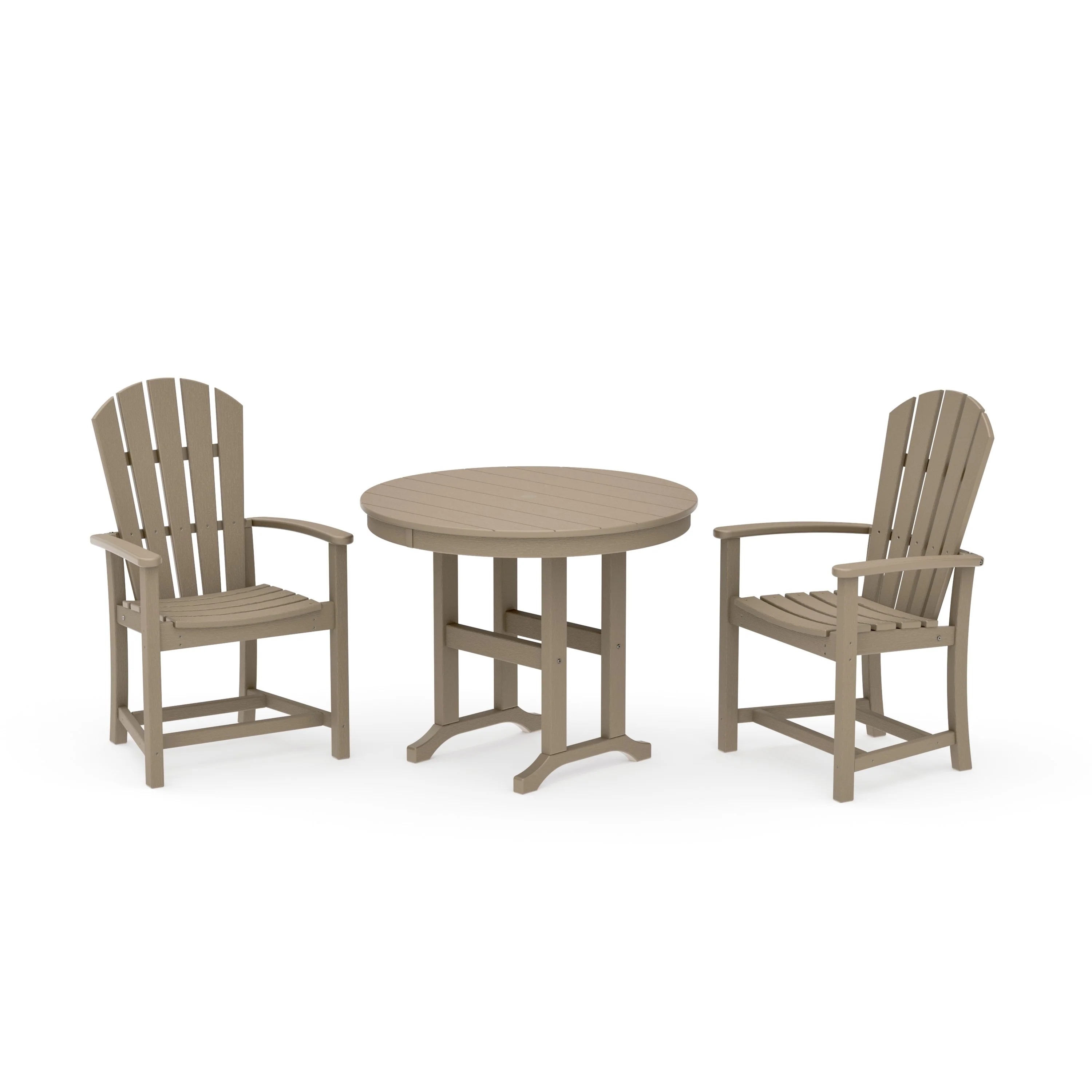 Palm Coast 3-Piece Round Farmhouse Dining Set - Image 21