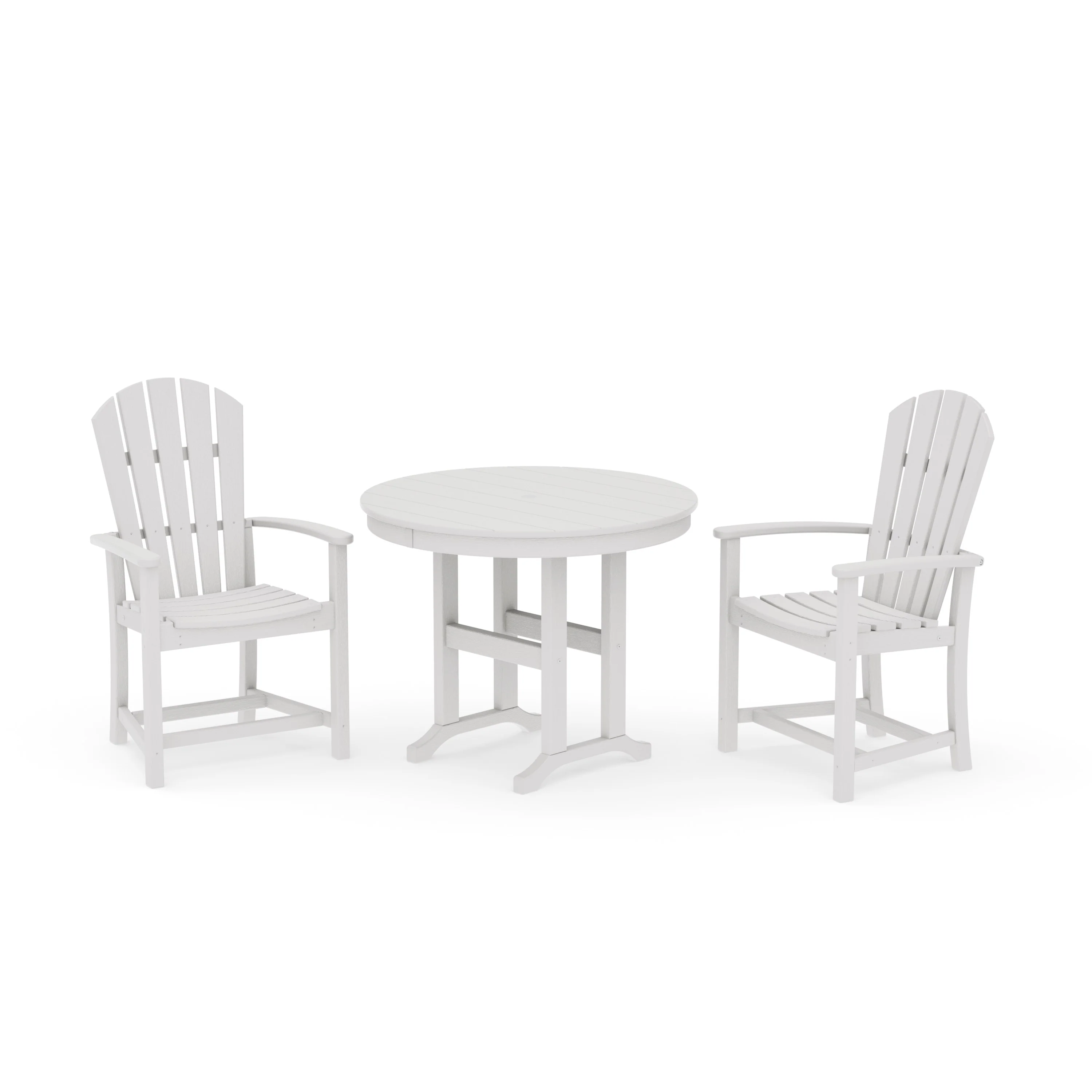 Palm Coast 3-Piece Round Farmhouse Dining Set - Image 22