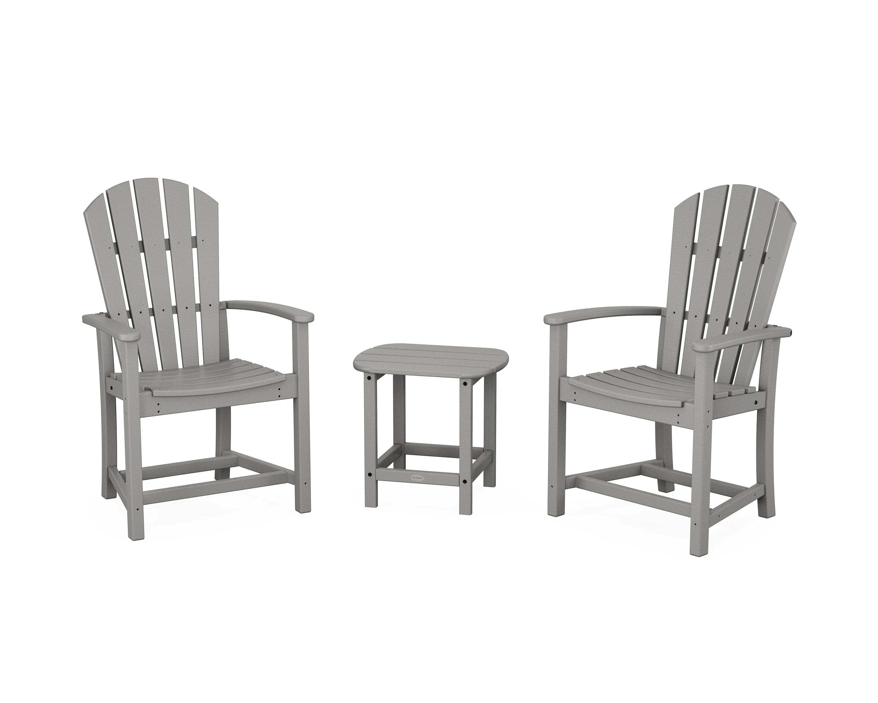 Palm Coast 3-Piece Upright Adirondack Chair Set