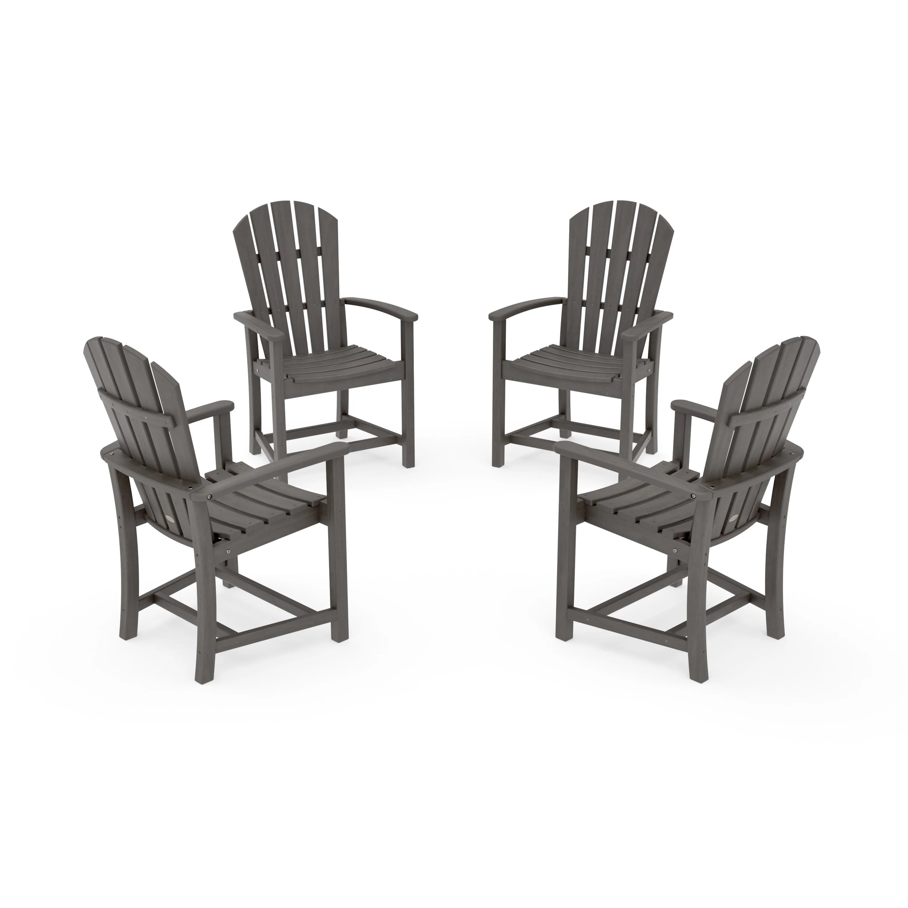 Palm Coast 4-Piece Upright Adirondack Conversation Set - Image 15