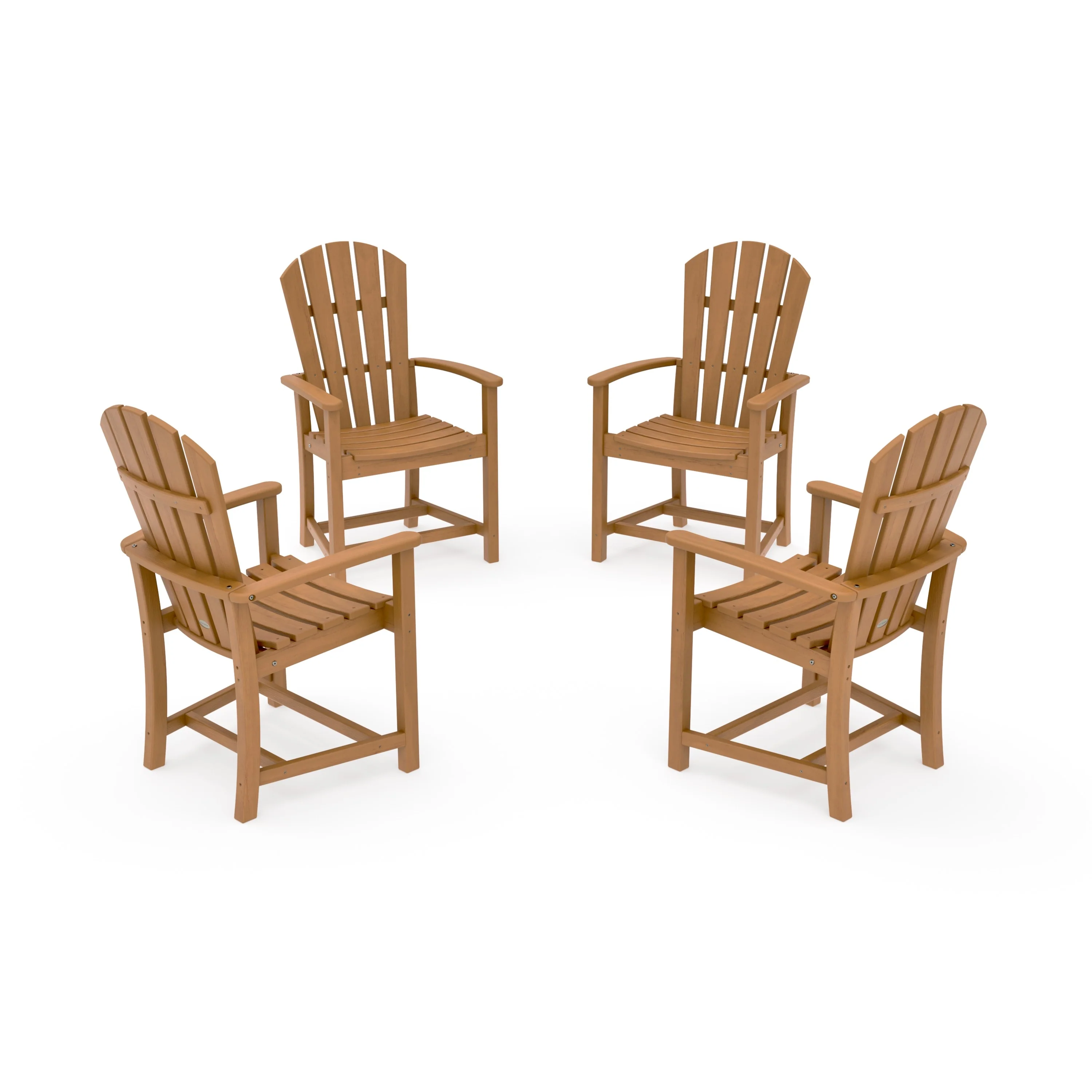 Palm Coast 4-Piece Upright Adirondack Conversation Set - Image 17