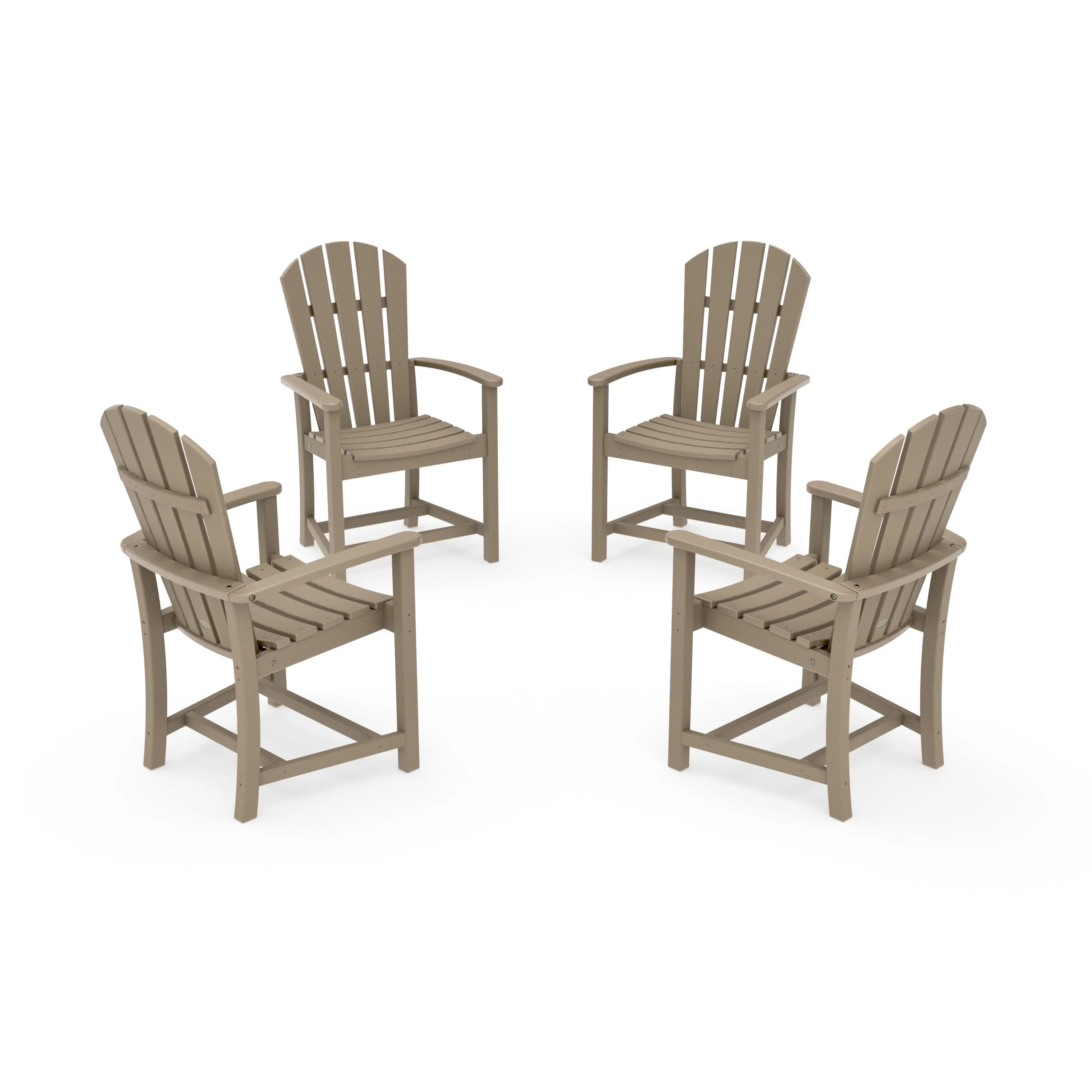 Palm Coast 4-Piece Upright Adirondack Conversation Set - Image 19