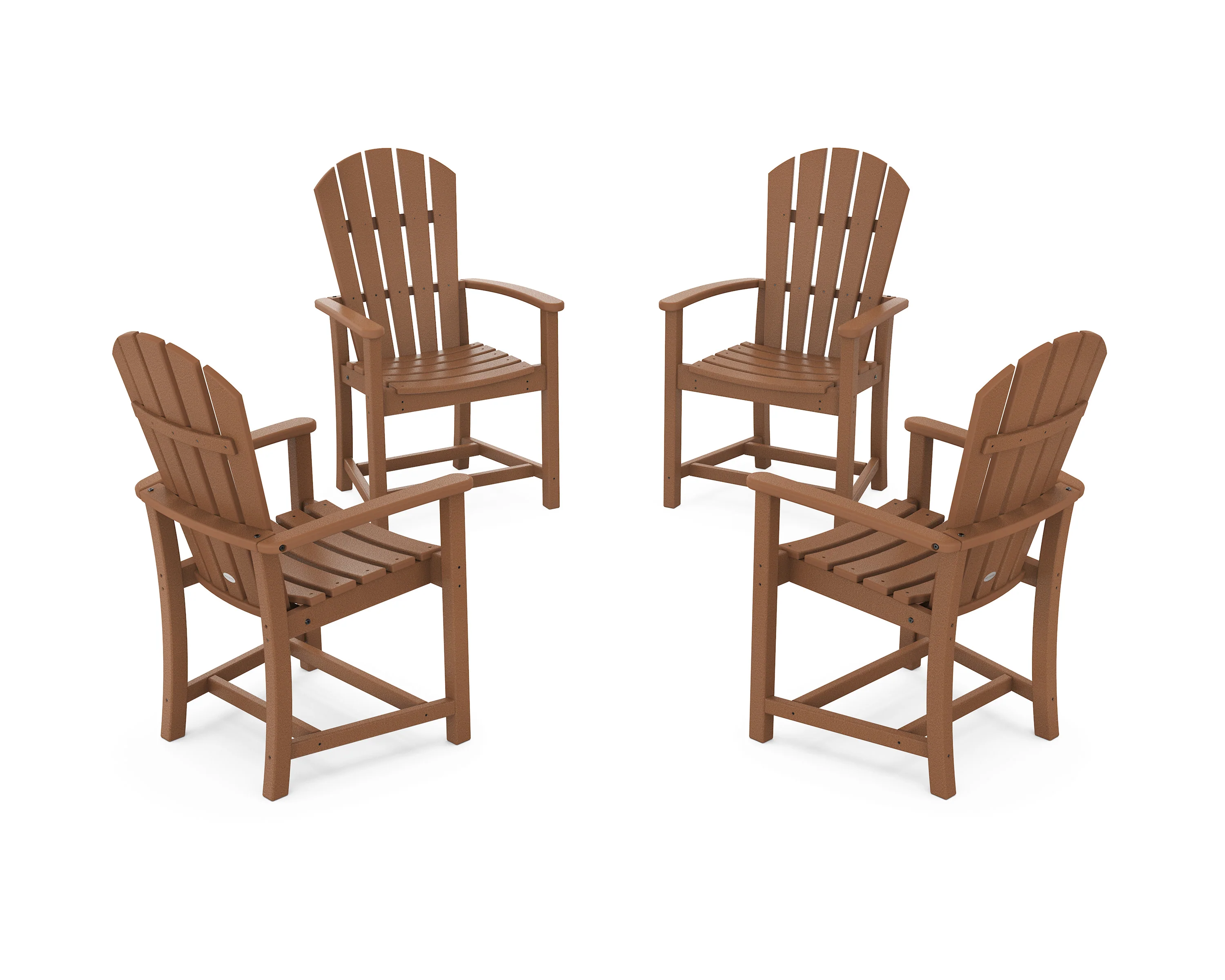 Palm Coast 4-Piece Upright Adirondack Conversation Set - Image 2