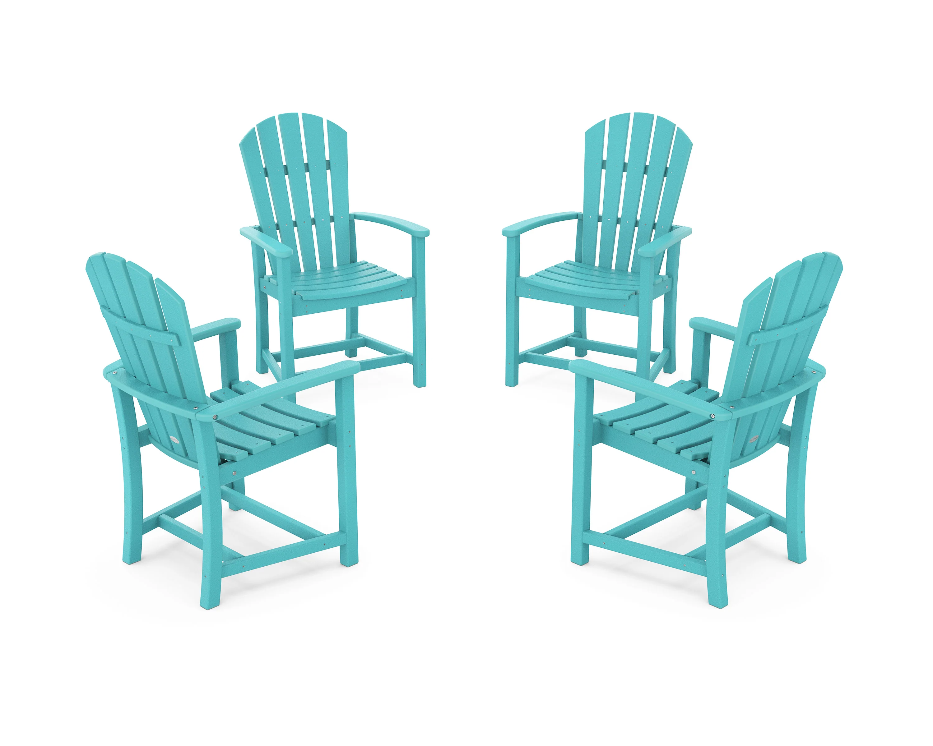 Palm Coast 4-Piece Upright Adirondack Conversation Set - Image 4