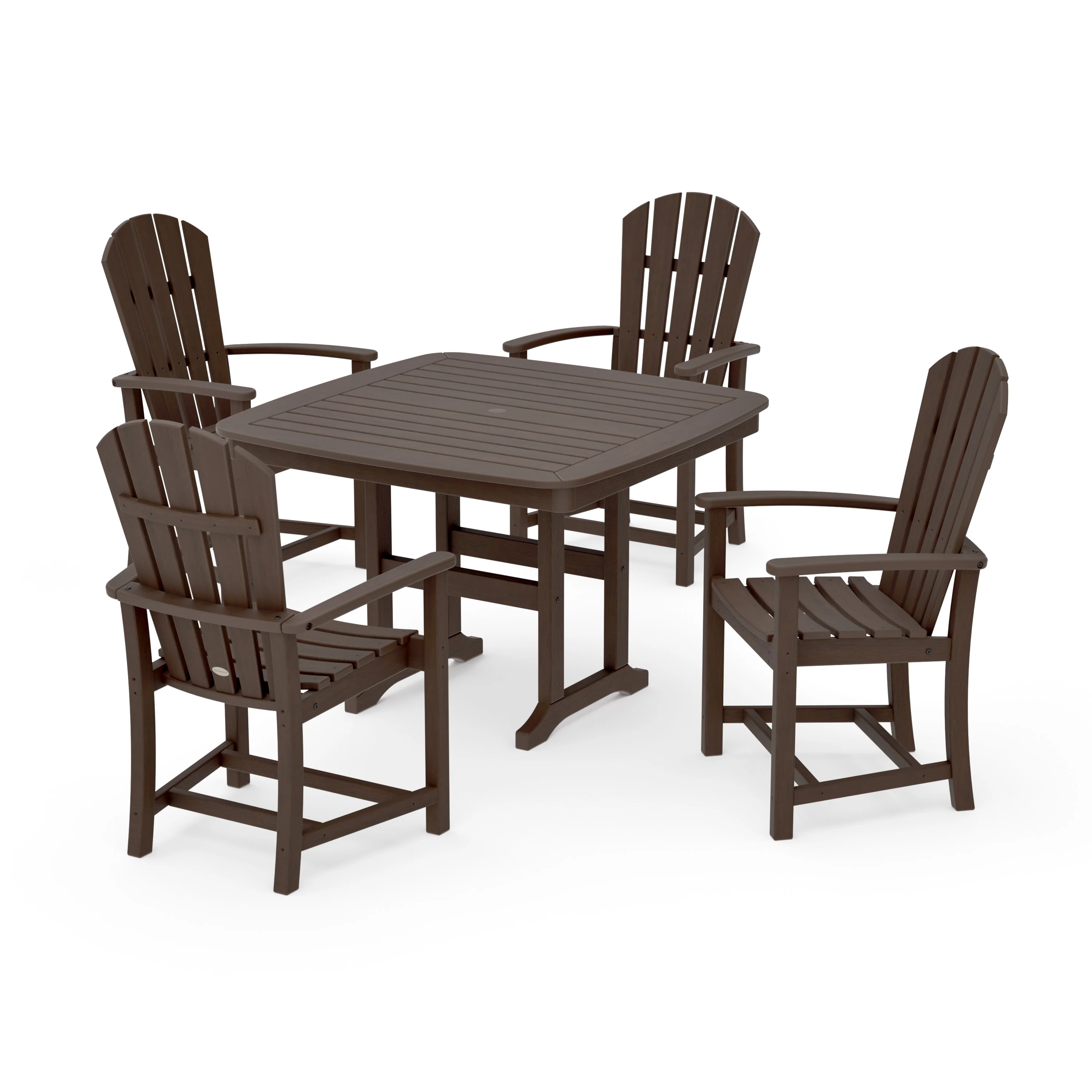 Palm Coast 5-Piece Dining Set with Trestle Legs - Image 18