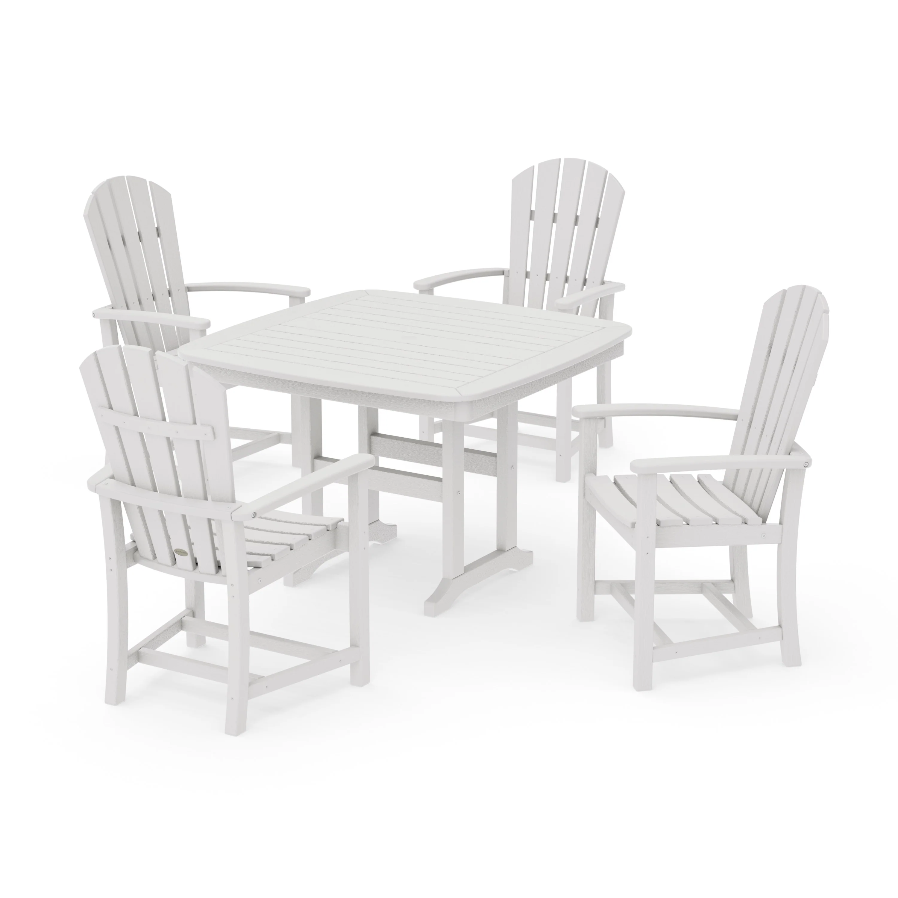 Palm Coast 5-Piece Dining Set with Trestle Legs - Image 22