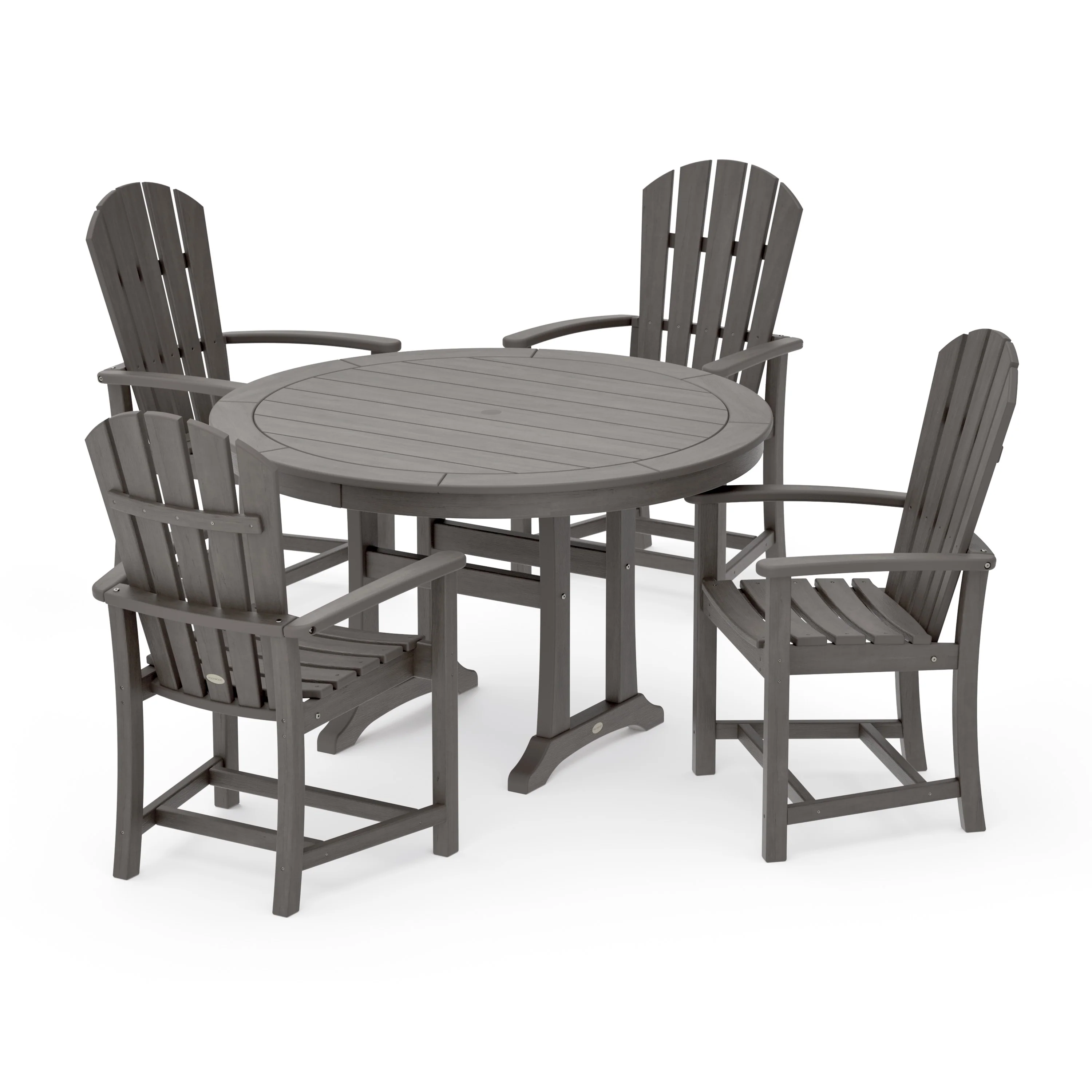 Palm Coast 5-Piece Round Dining Set - Image 17