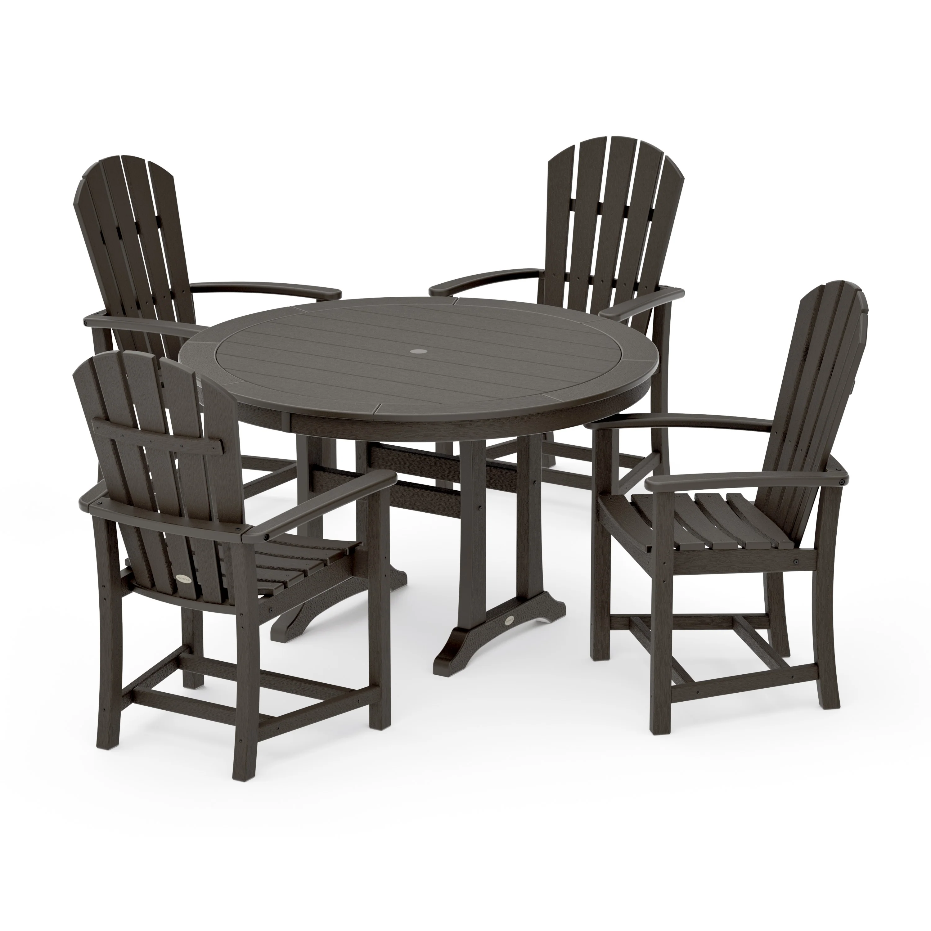 Palm Coast 5-Piece Round Dining Set - Image 20