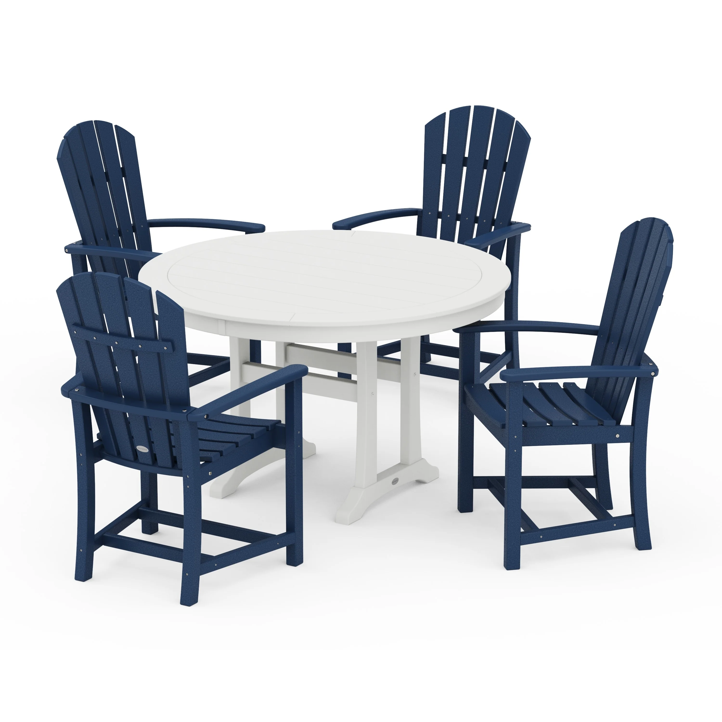 Palm Coast 5-Piece Round Dining Set - Image 4