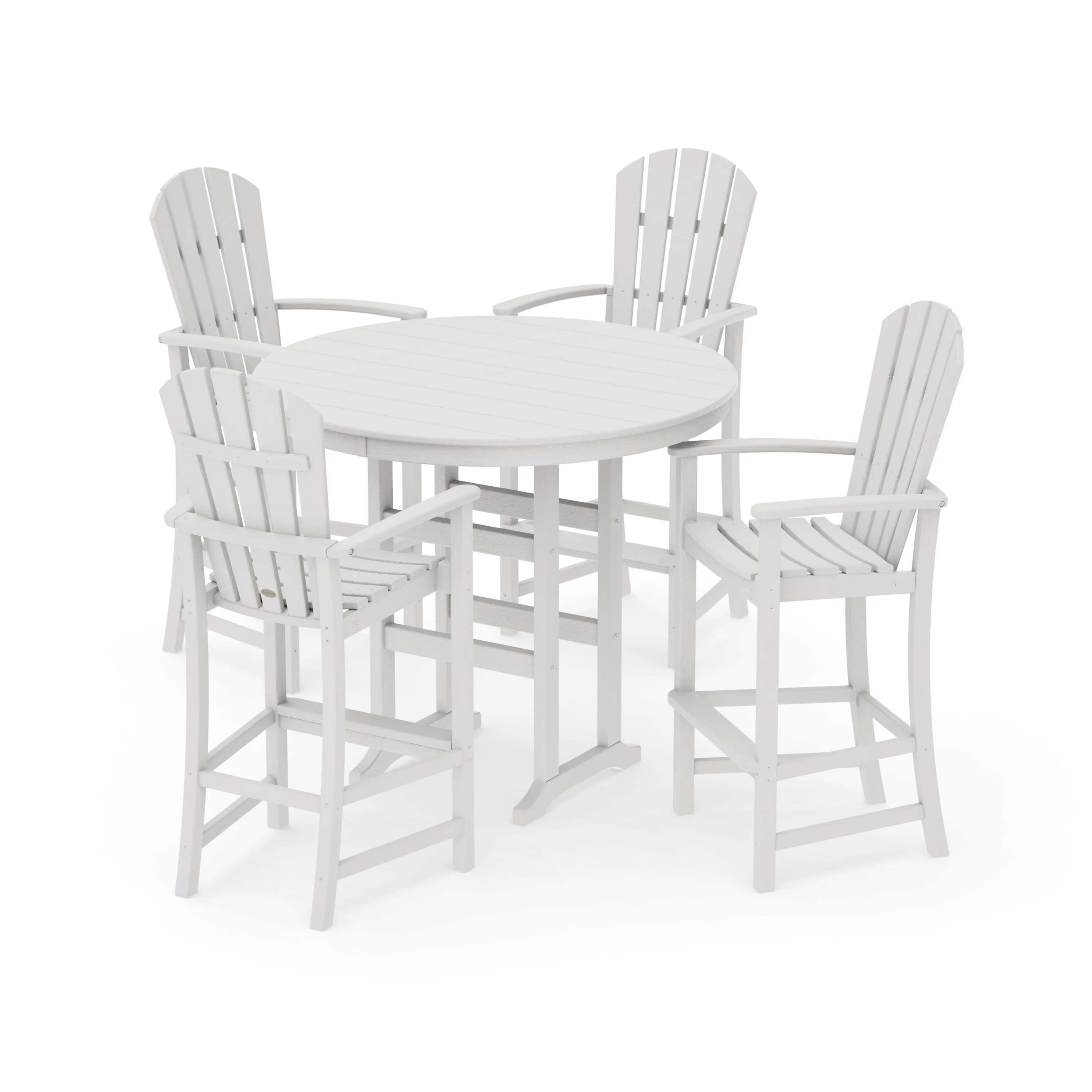 Palm Coast 5-Piece Round Farmhouse Bar Set - Image 22