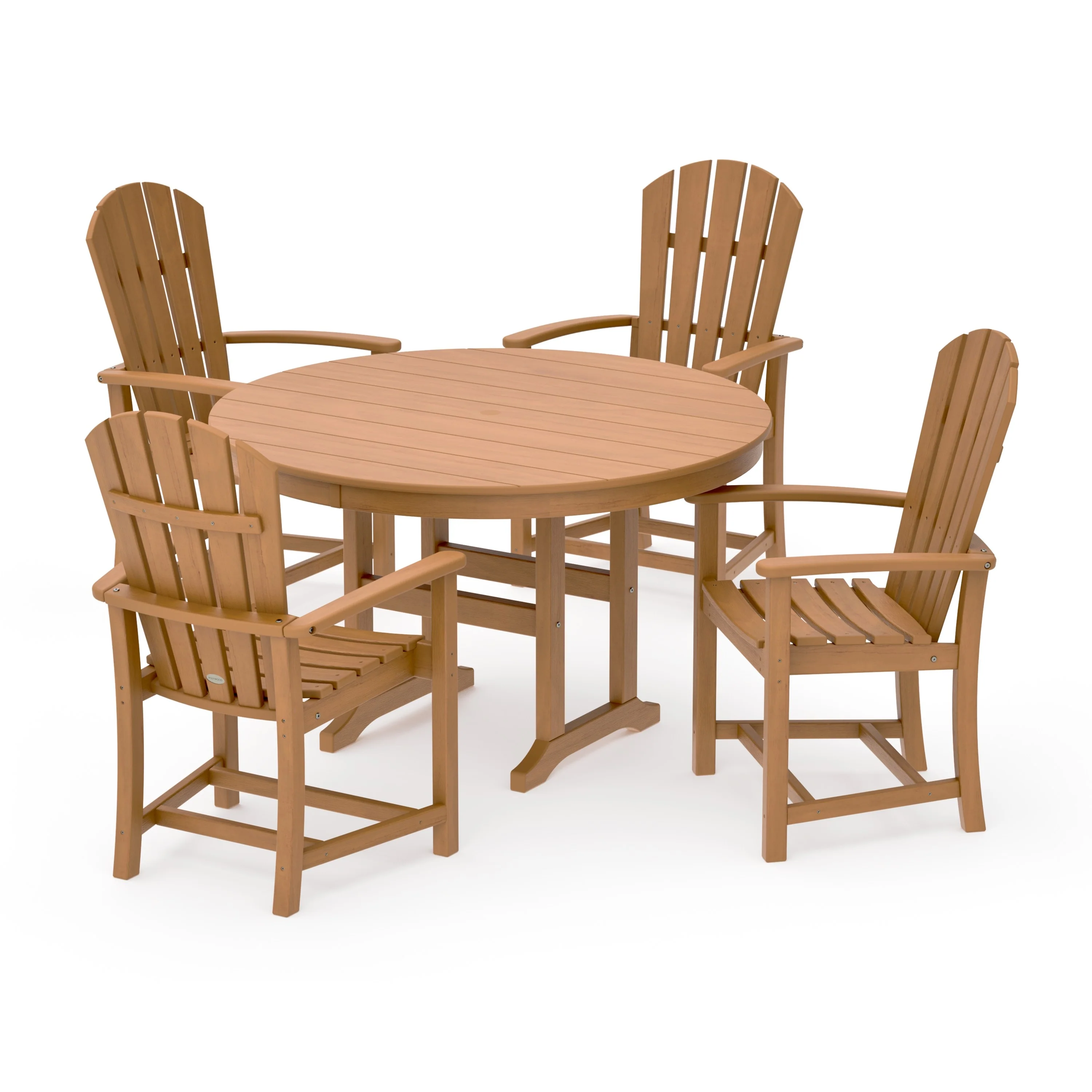 Palm Coast 5-Piece Round Farmhouse Dining Set - Image 20