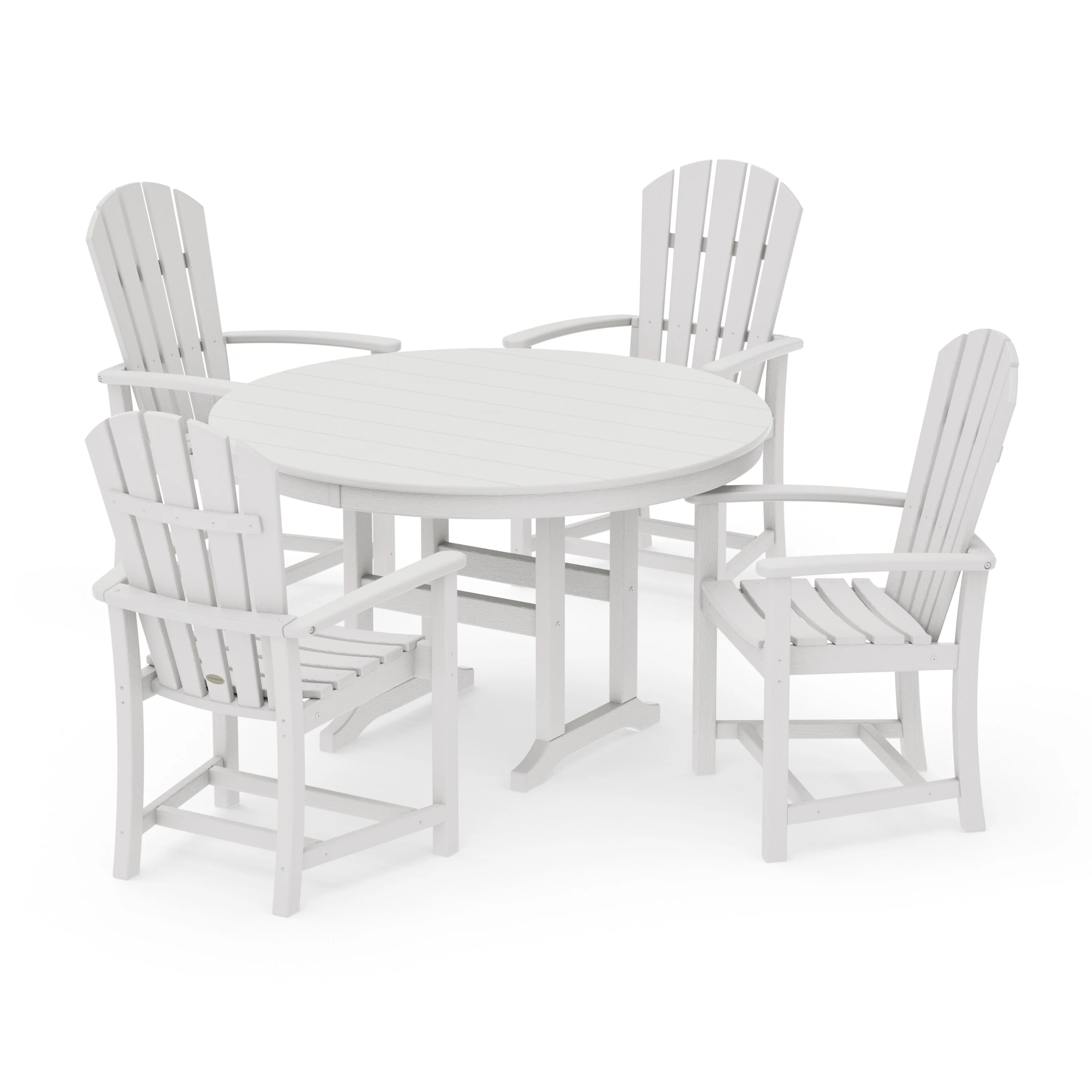 Palm Coast 5-Piece Round Farmhouse Dining Set - Image 23