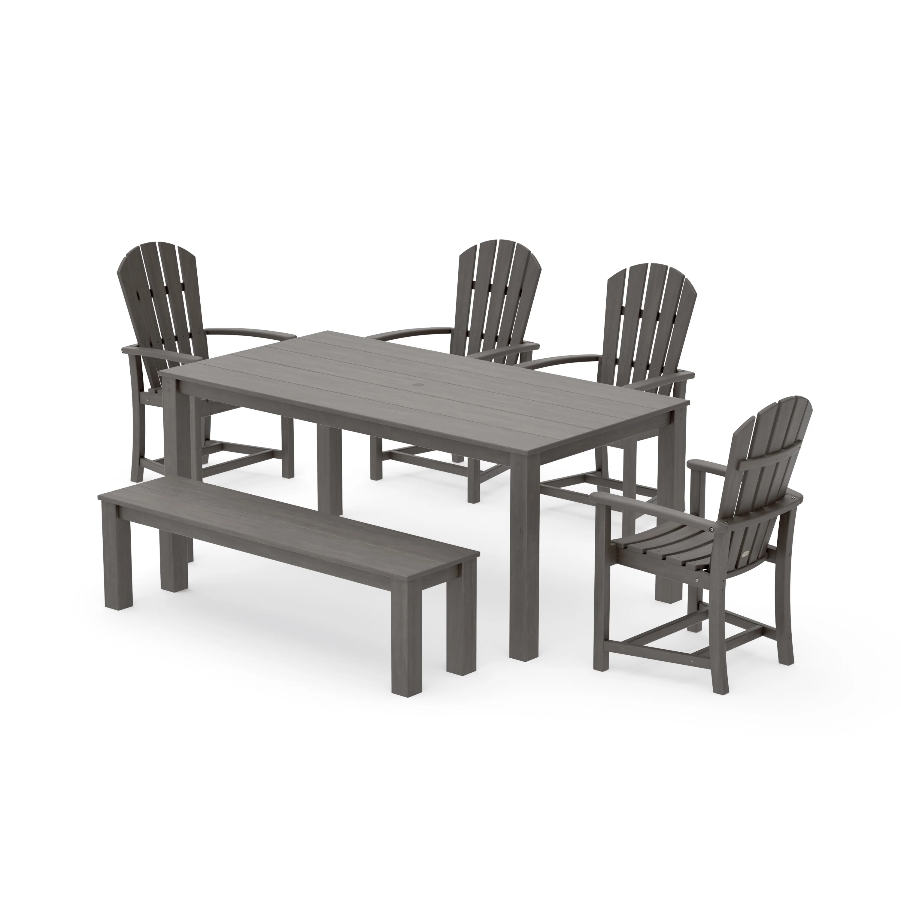 Palm Coast 6-Piece Parsons Dining Set with Bench - Image 10