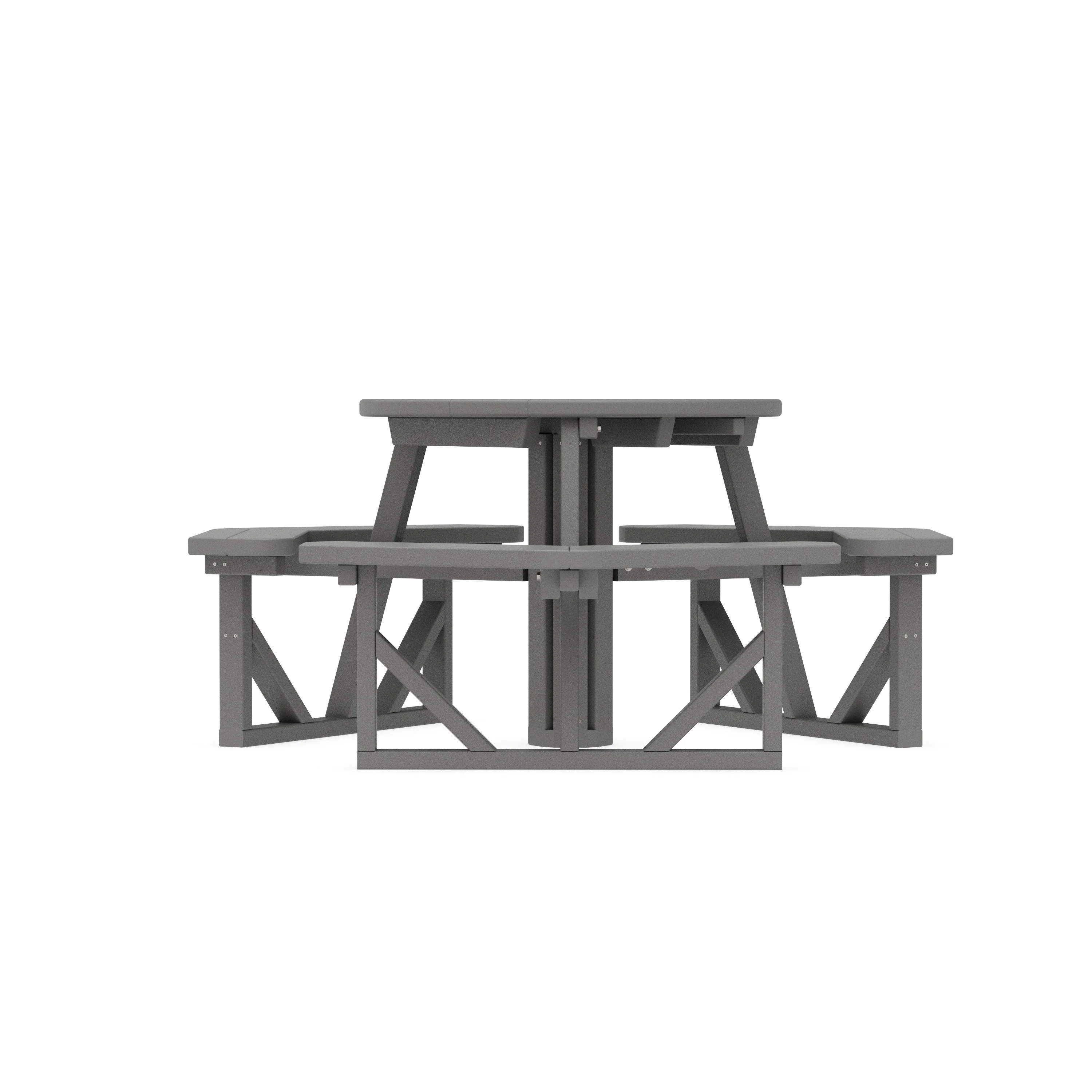 Park 36" Round Picnic Table - Image 3
