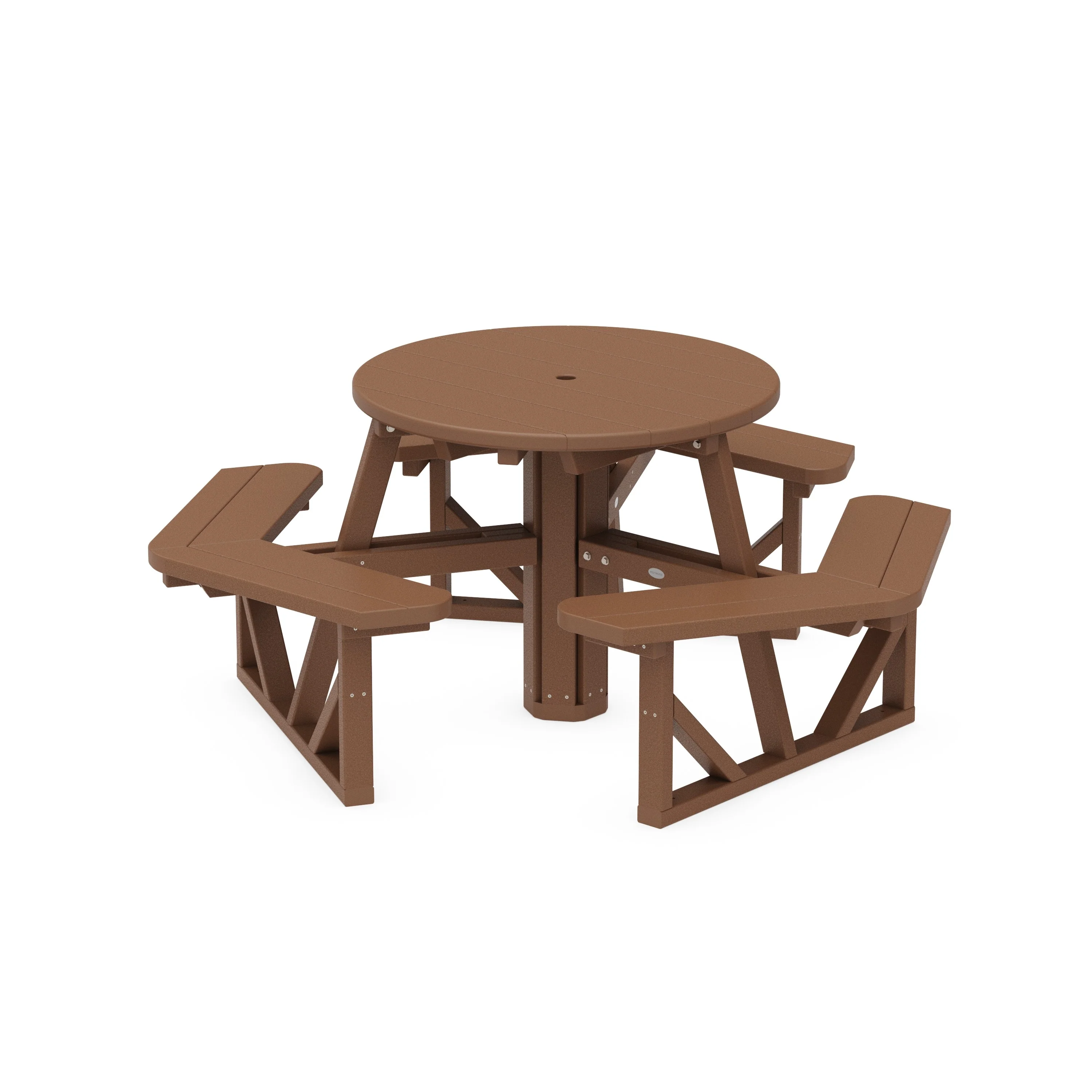 Park 36" Round Picnic Table - Image 7