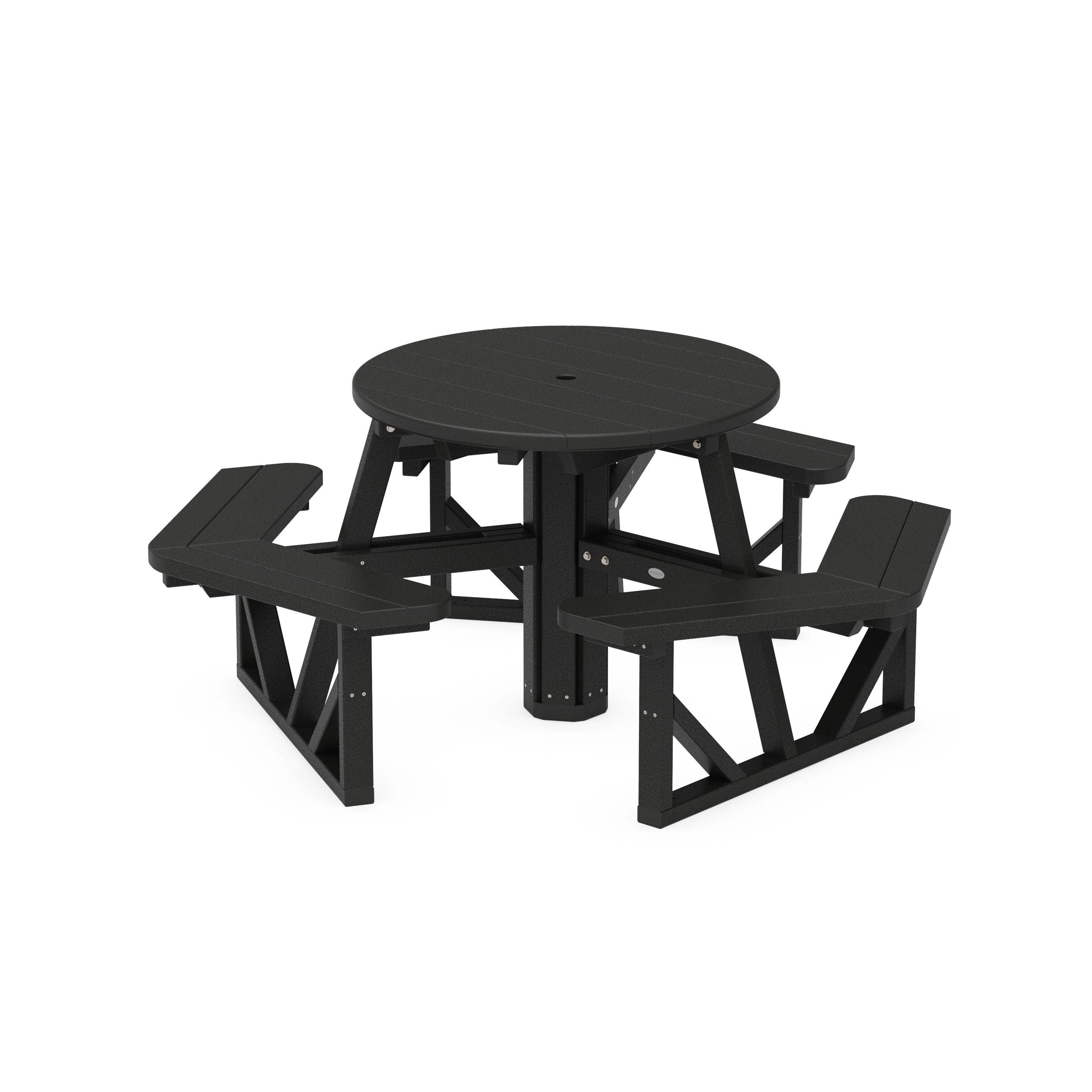 Park 36" Round Picnic Table - Image 8