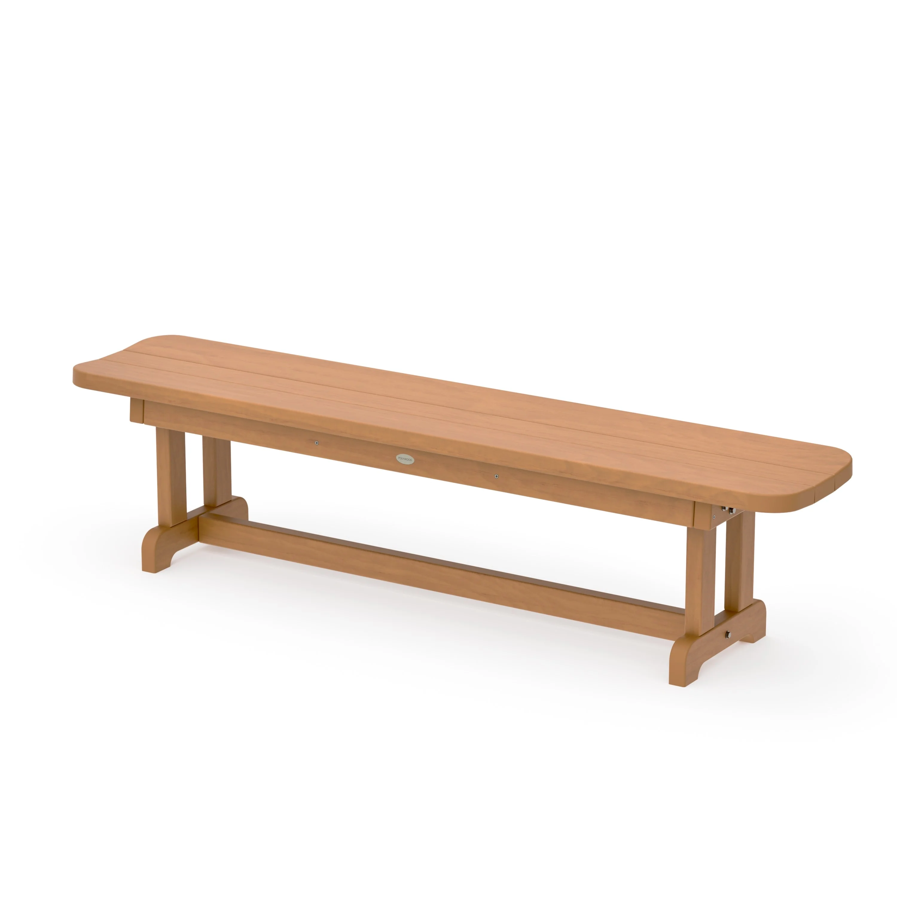 Park 72" Harvester Backless Bench - Image 11