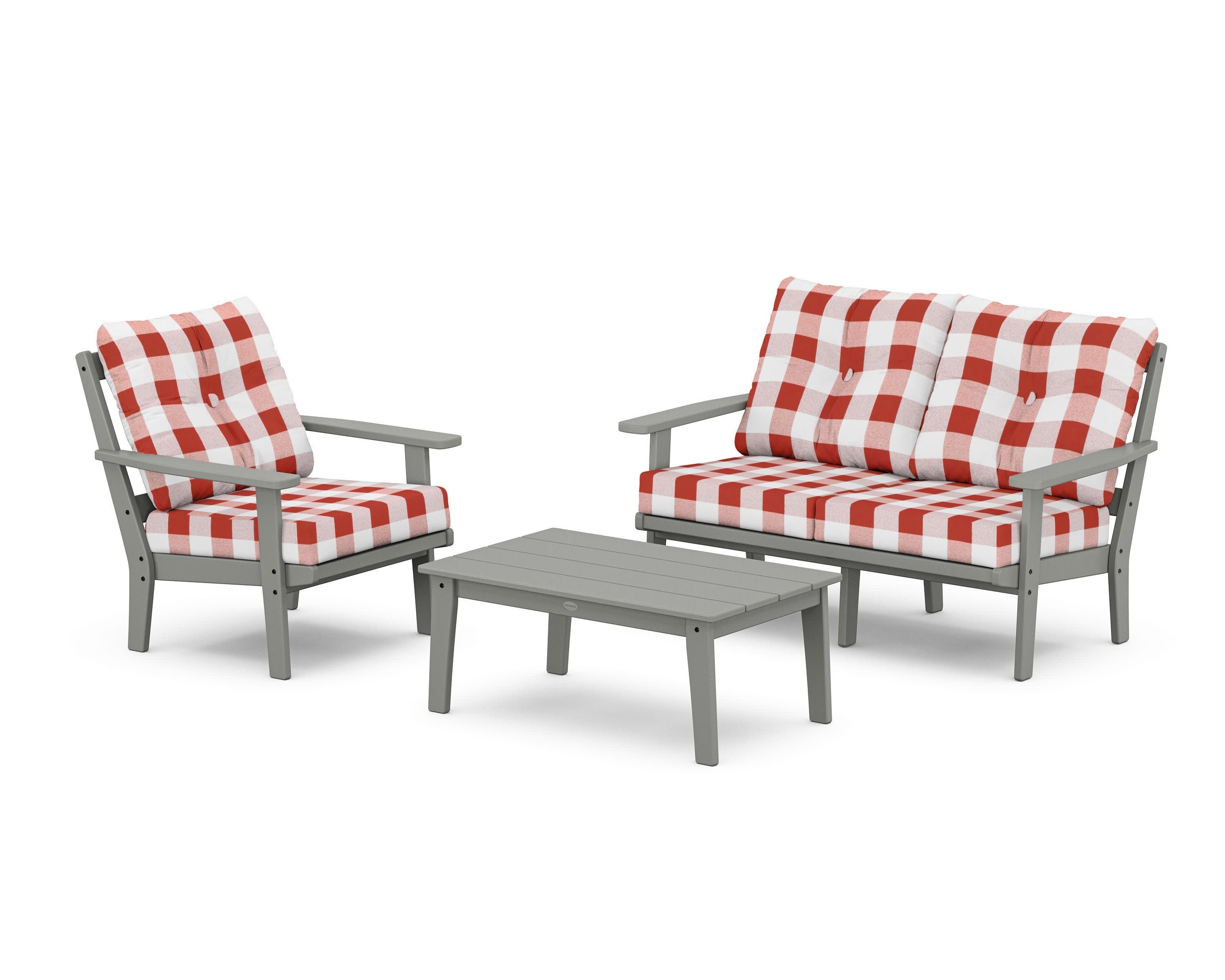 Prairie 3-Piece Deep Seating Set with Loveseat - Image 12