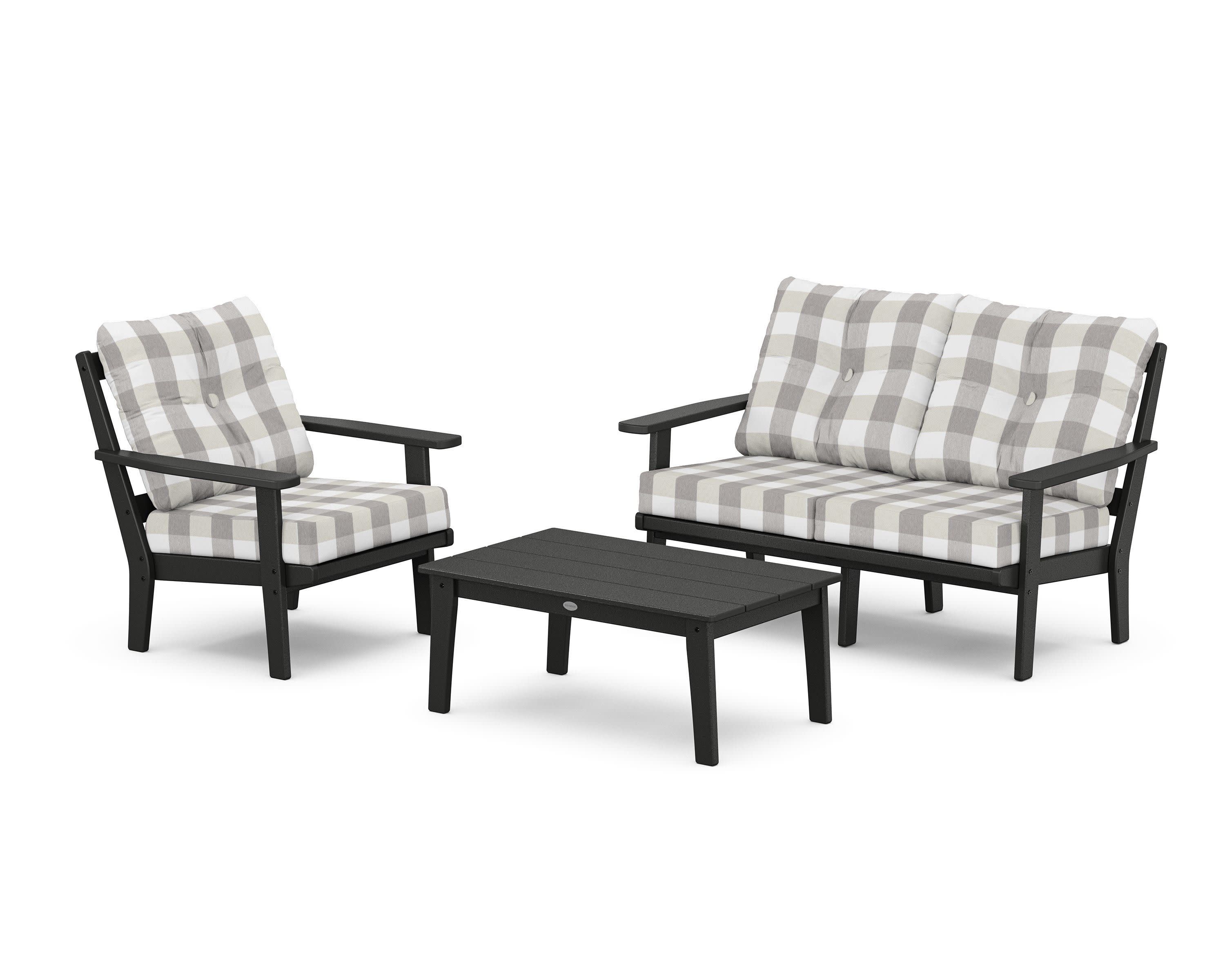 Prairie 3-Piece Deep Seating Set with Loveseat - Image 138