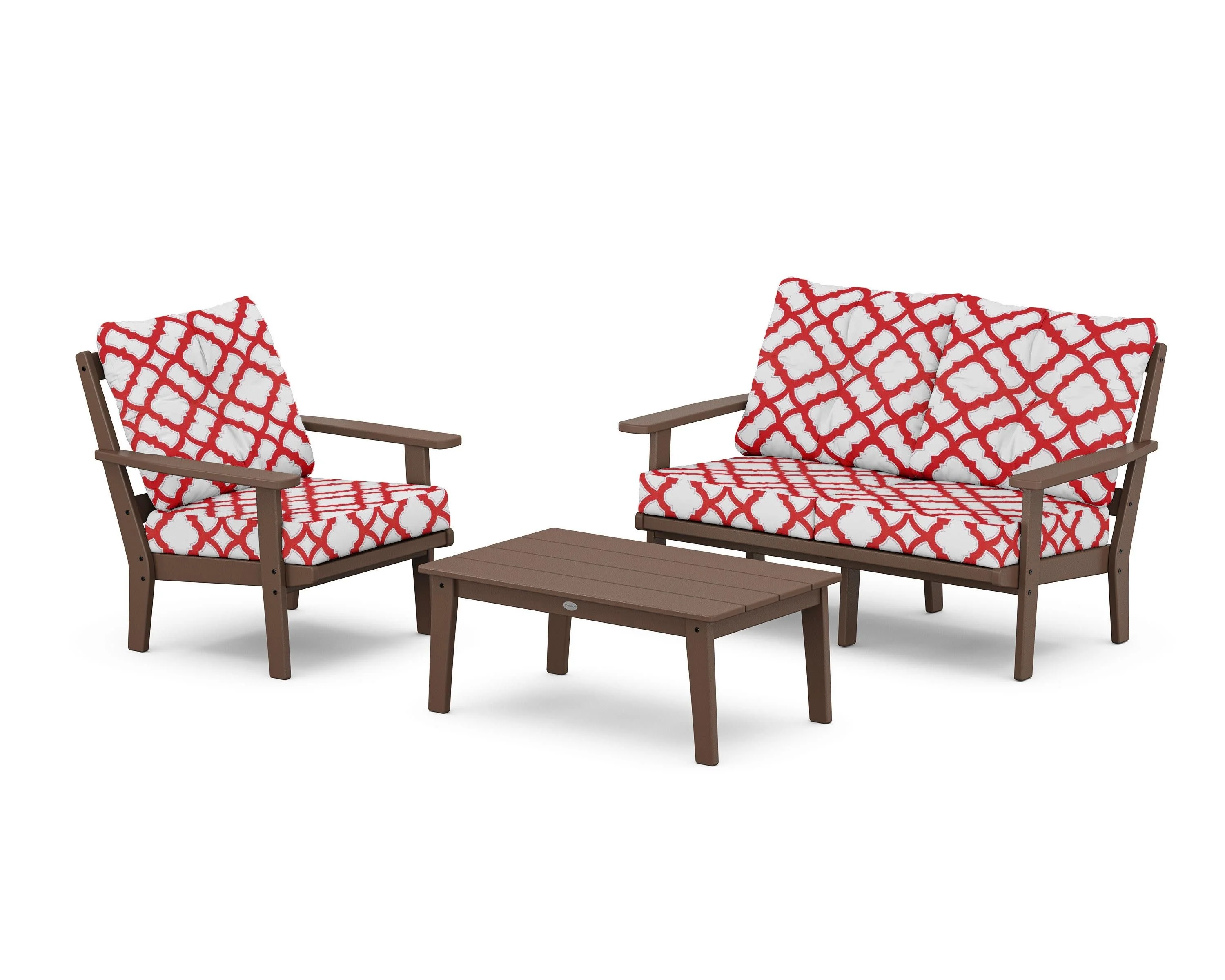 Prairie 3-Piece Deep Seating Set with Loveseat - Image 16