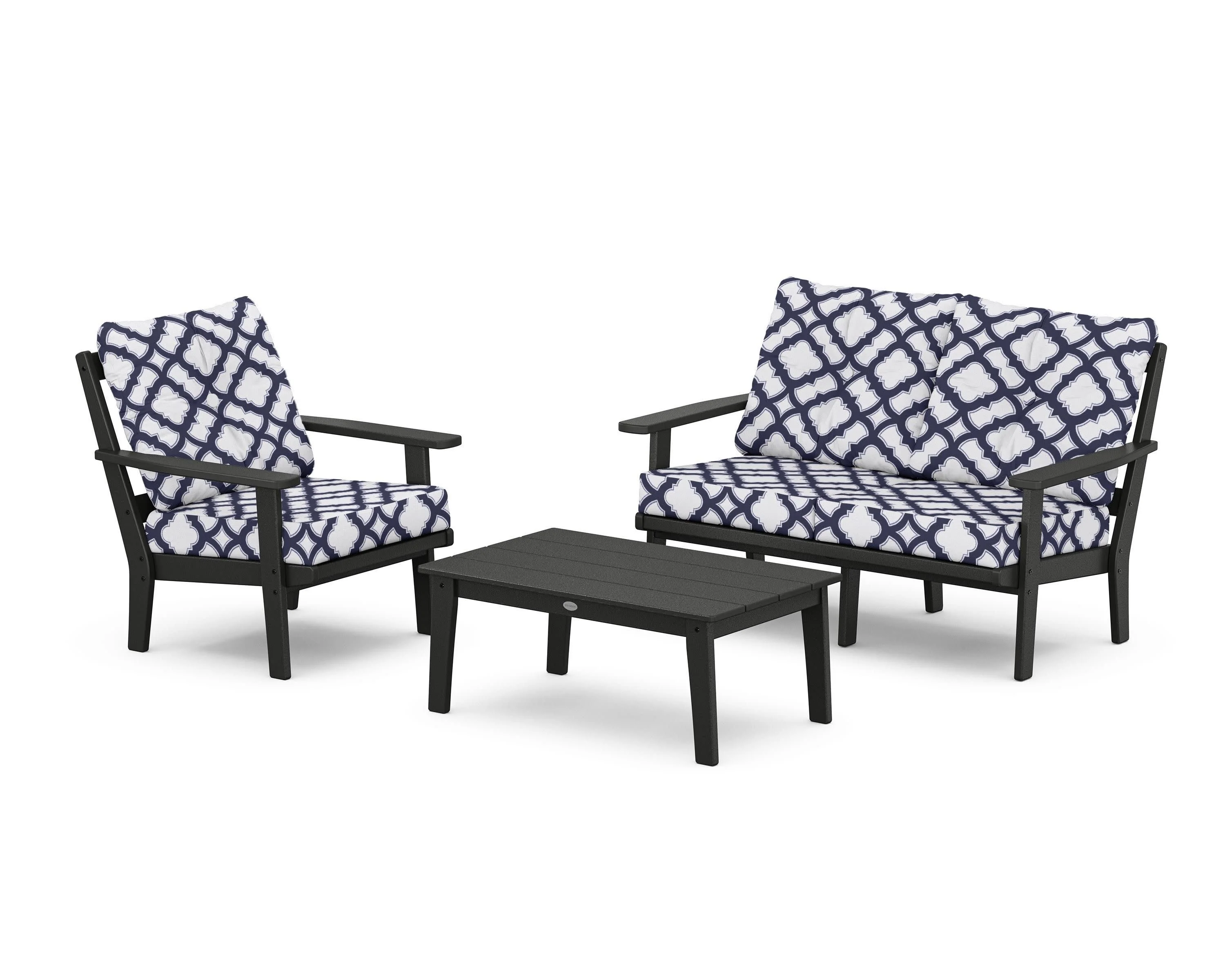 Prairie 3-Piece Deep Seating Set with Loveseat - Image 18