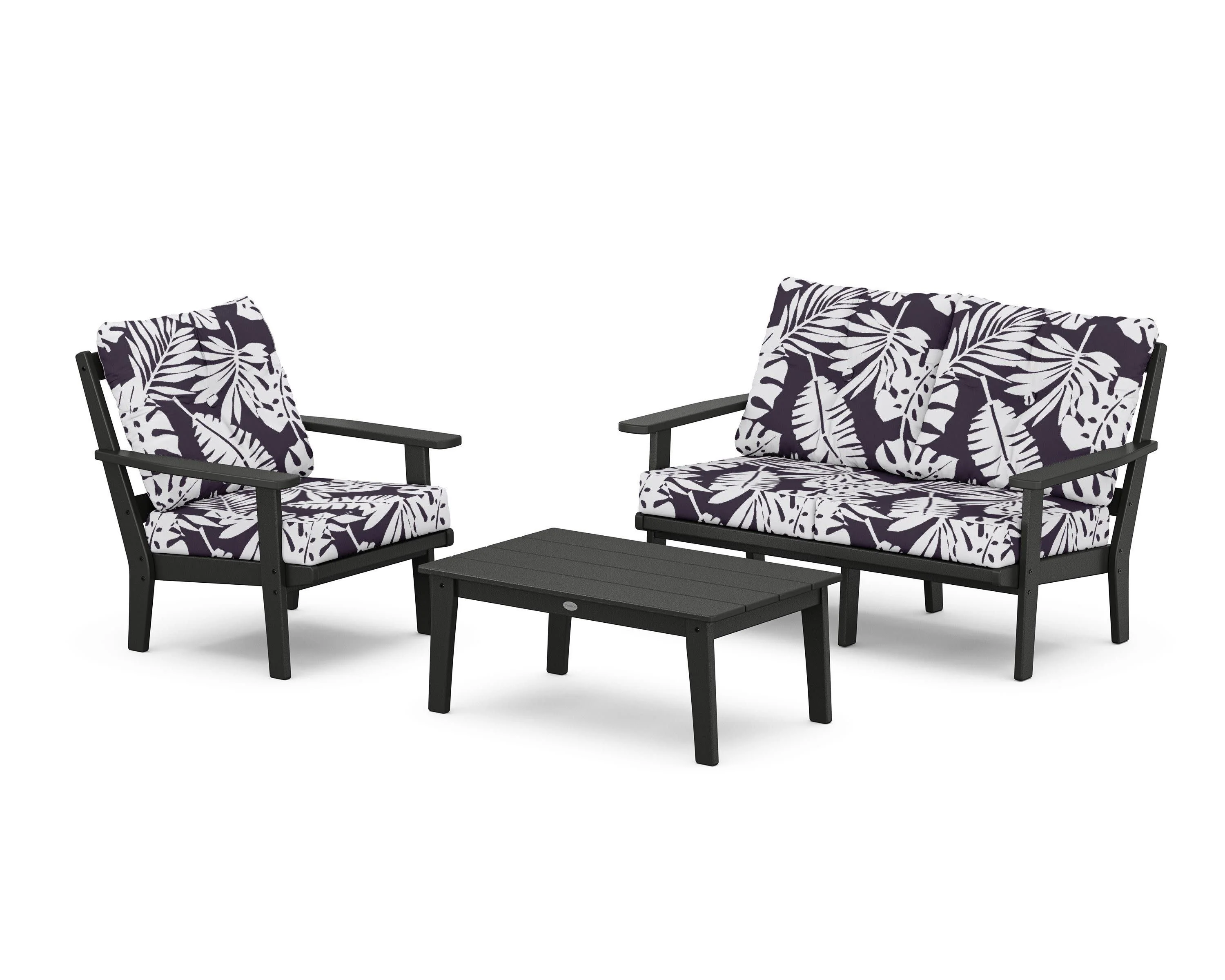 Prairie 3-Piece Deep Seating Set with Loveseat - Image 187