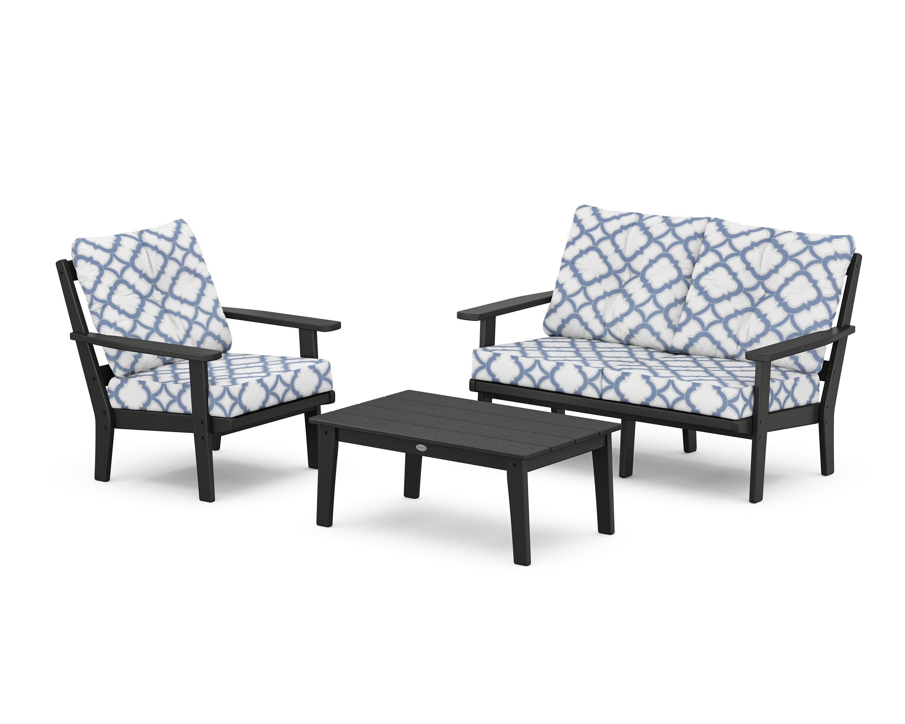 Prairie 3-Piece Deep Seating Set with Loveseat - Image 208