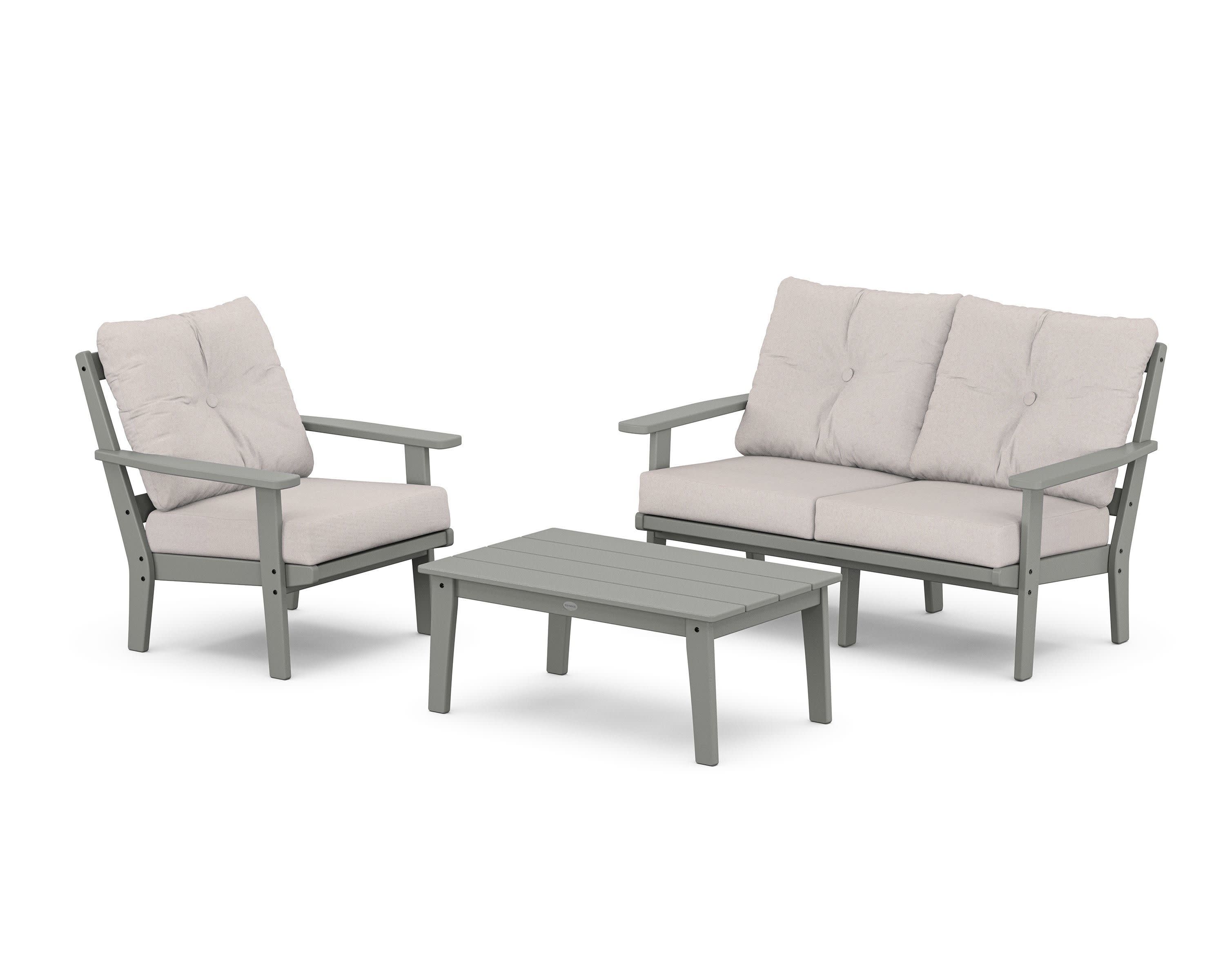 Prairie 3-Piece Deep Seating Set with Loveseat - Image 28