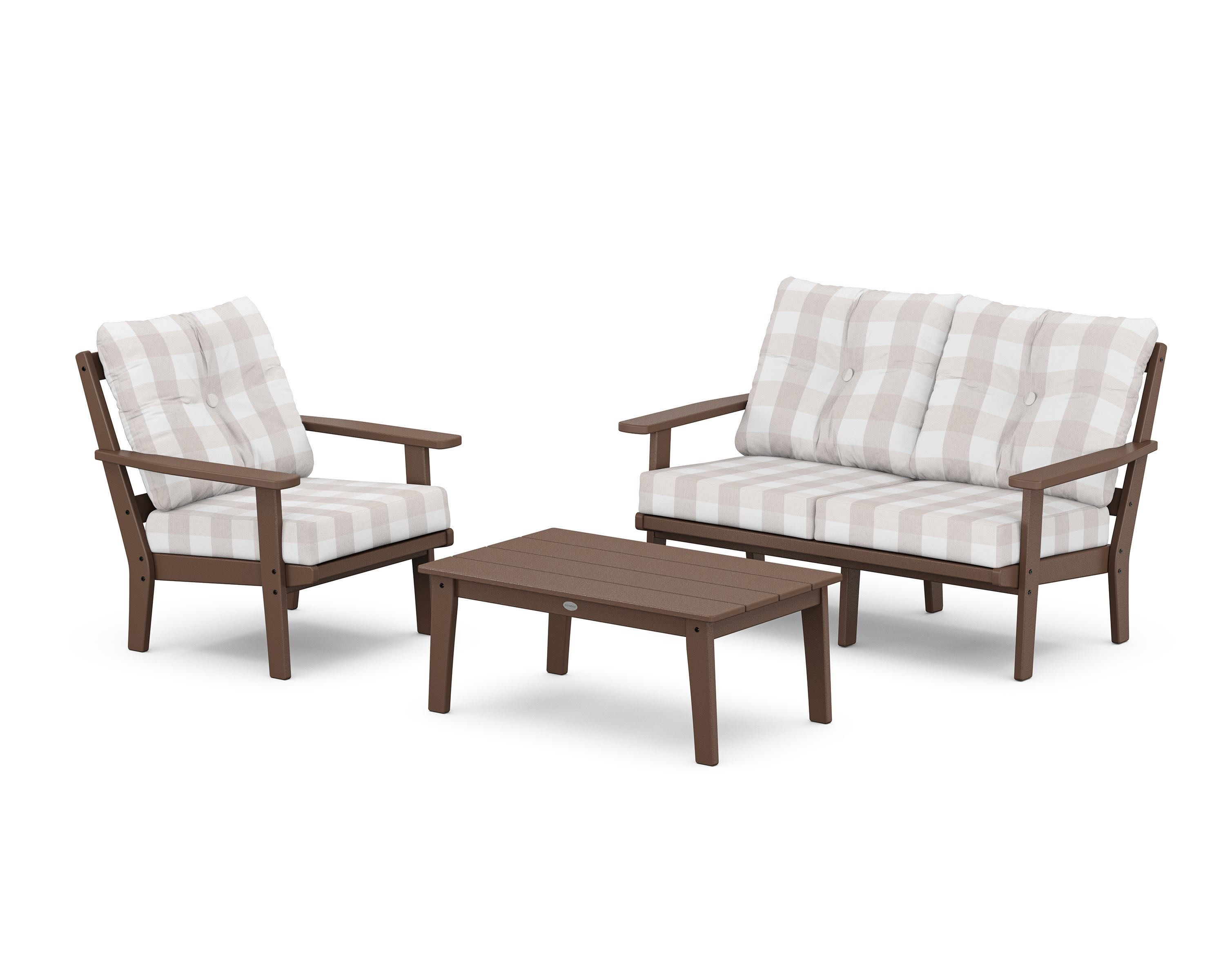 Prairie 3-Piece Deep Seating Set with Loveseat - Image 3