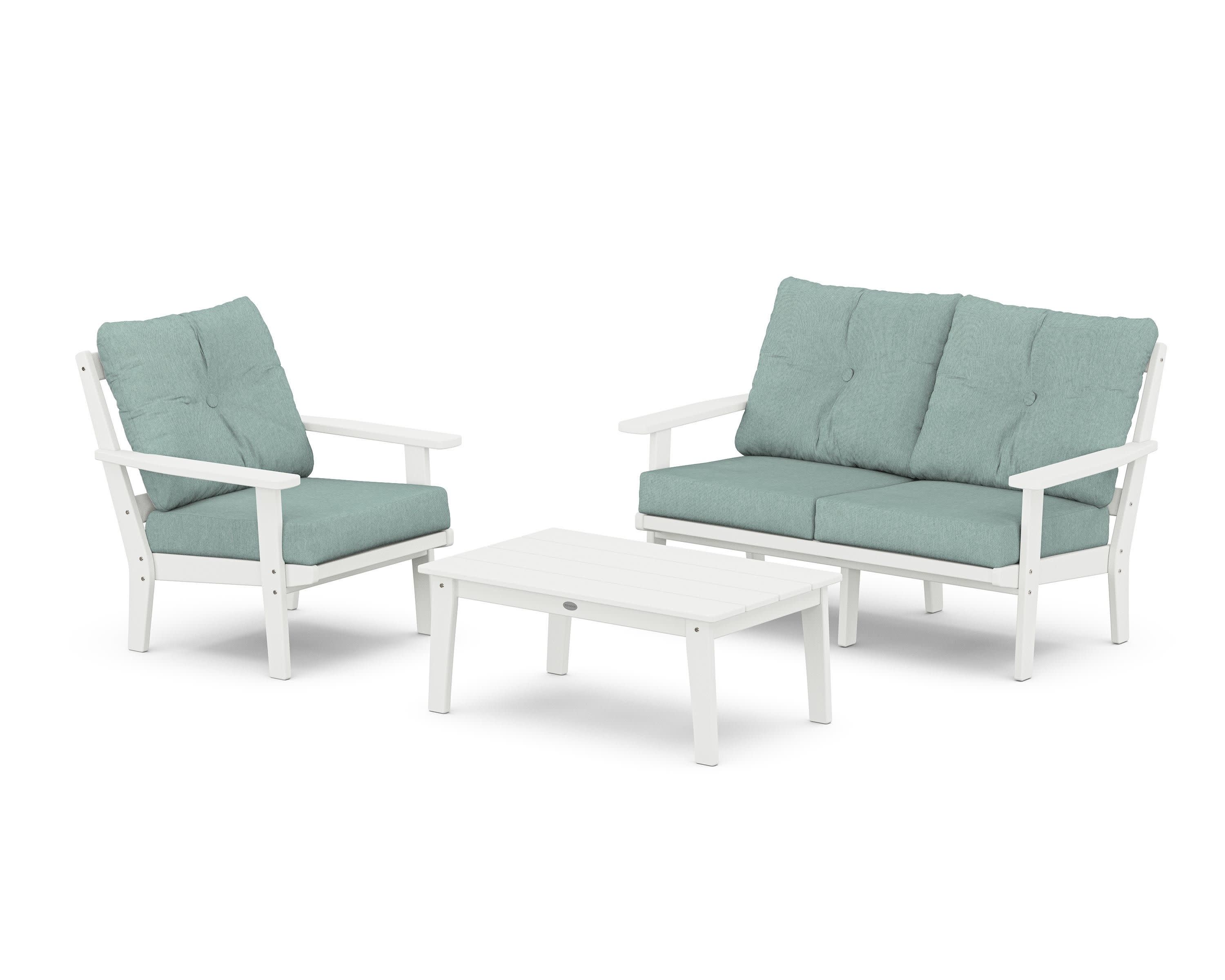 Prairie 3-Piece Deep Seating Set with Loveseat - Image 40