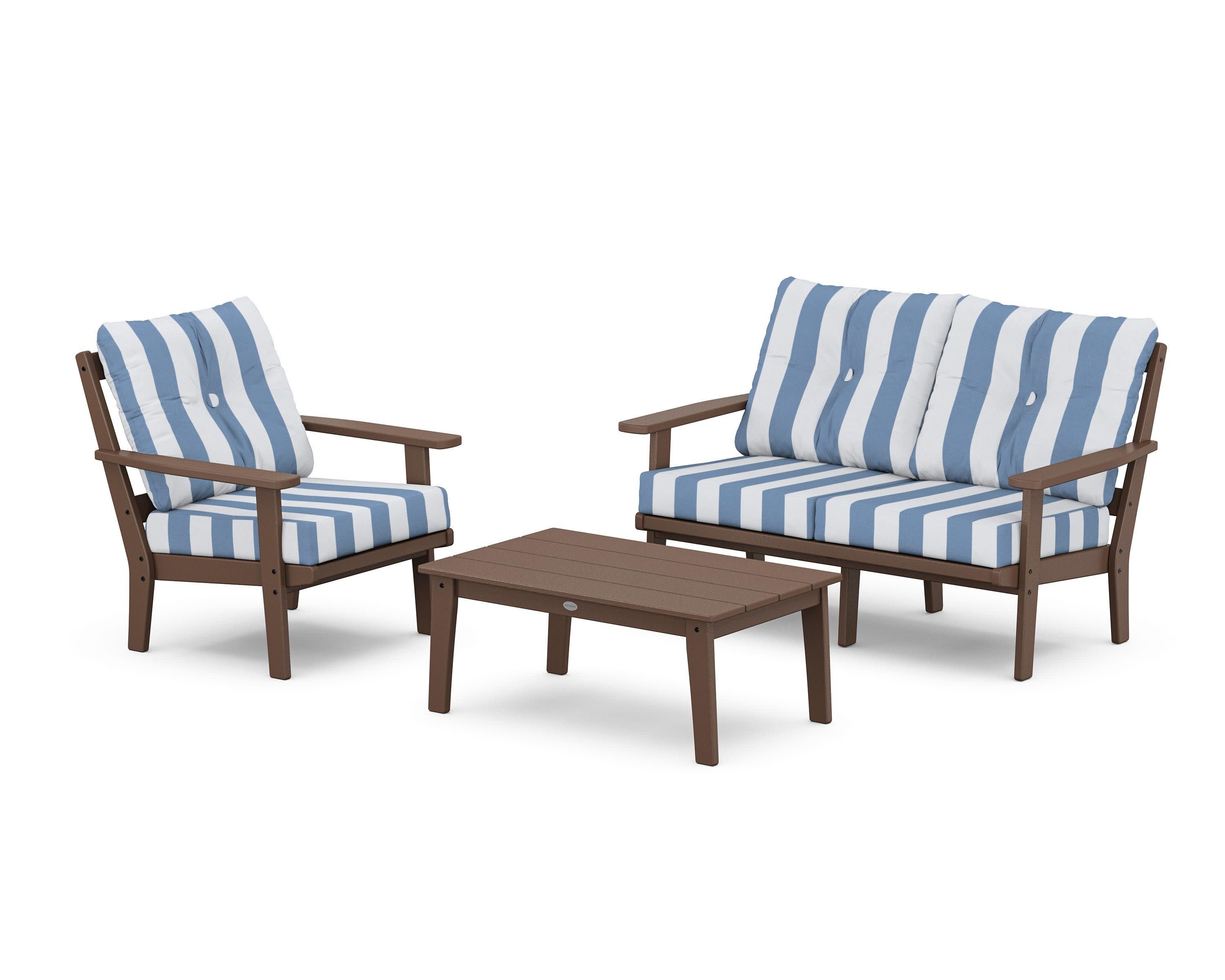 Prairie 3-Piece Deep Seating Set with Loveseat - Image 46