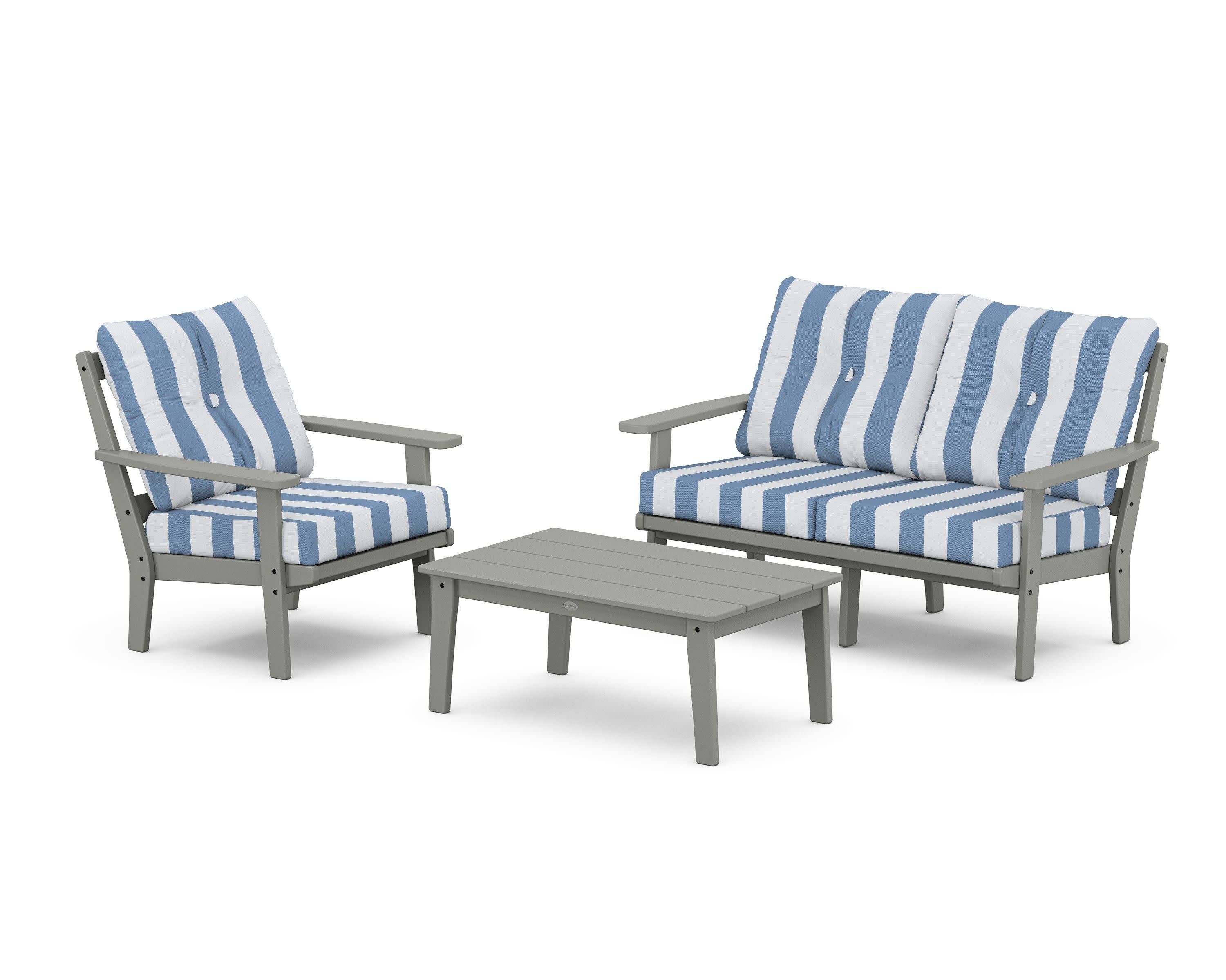 Prairie 3-Piece Deep Seating Set with Loveseat - Image 59