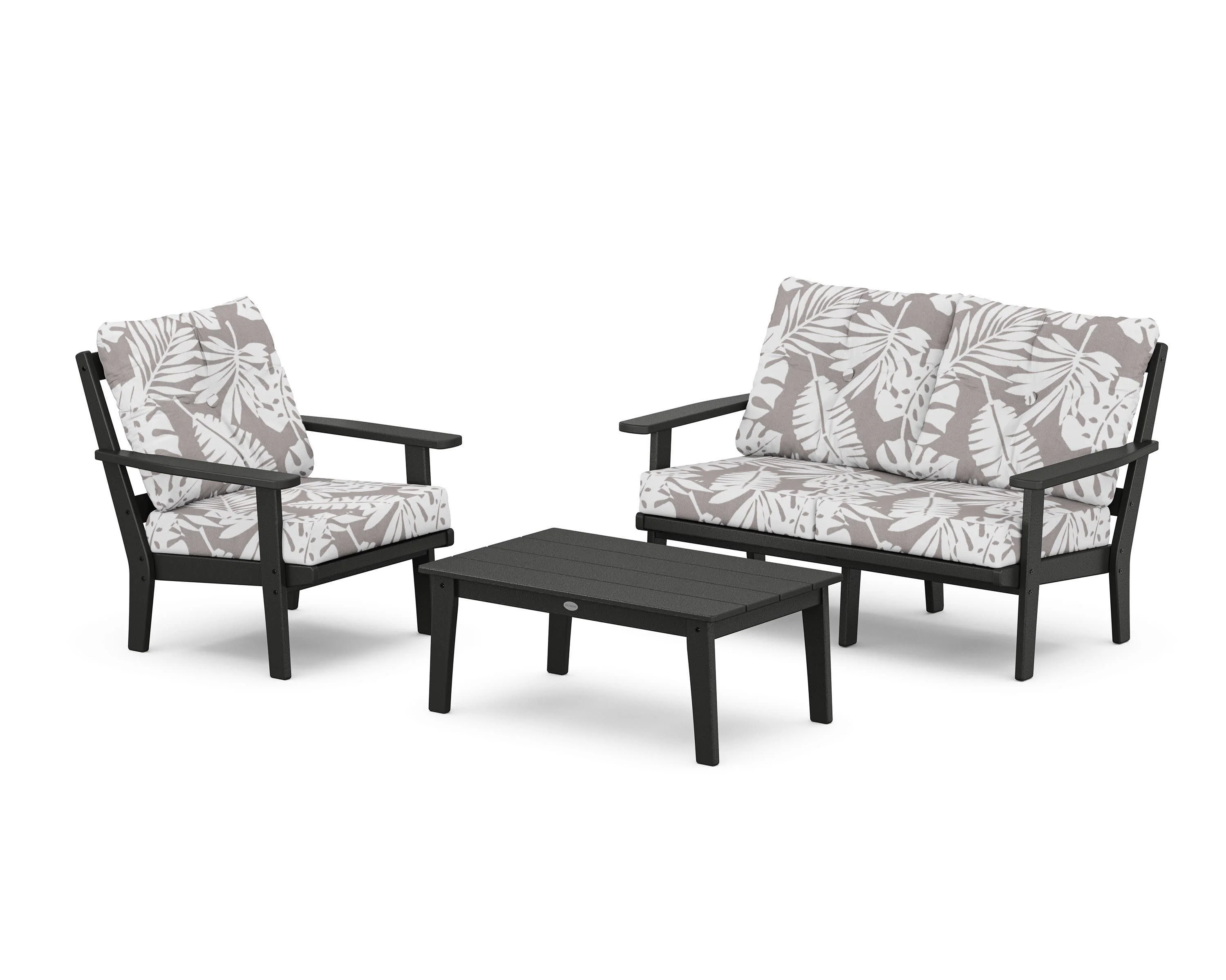 Prairie 3-Piece Deep Seating Set with Loveseat - Image 60