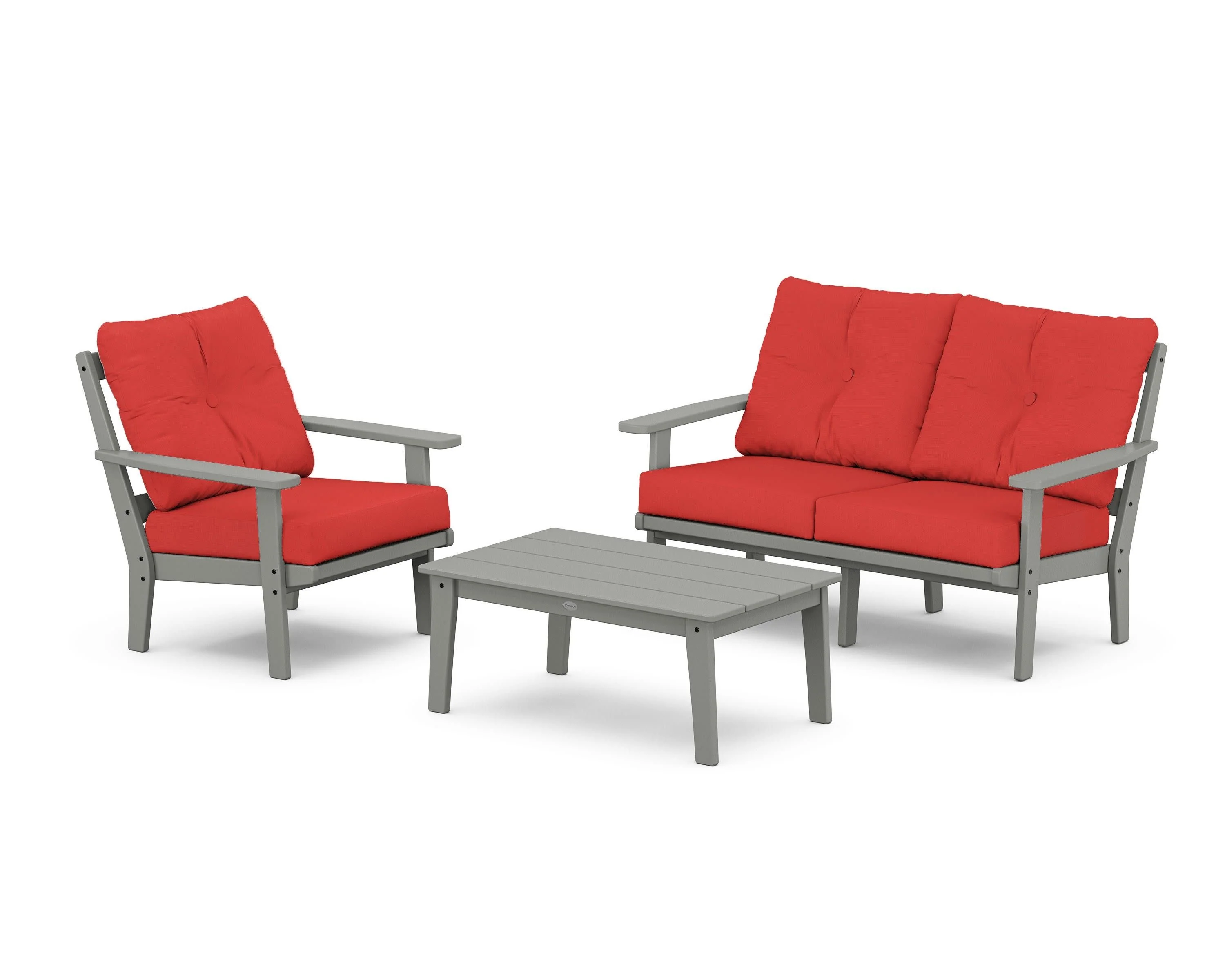 Prairie 3-Piece Deep Seating Set with Loveseat - Image 72