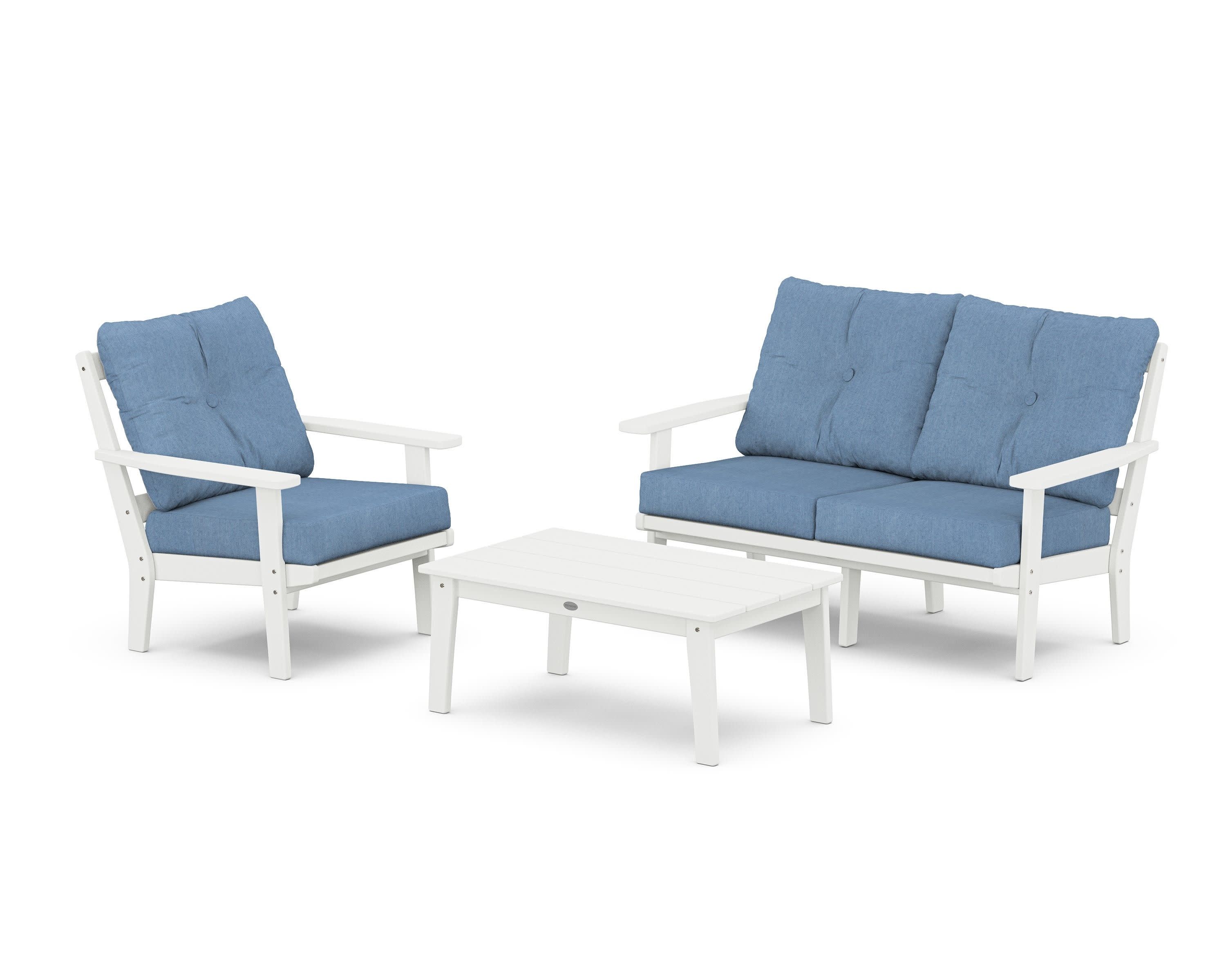 Prairie 3-Piece Deep Seating Set with Loveseat - Image 85