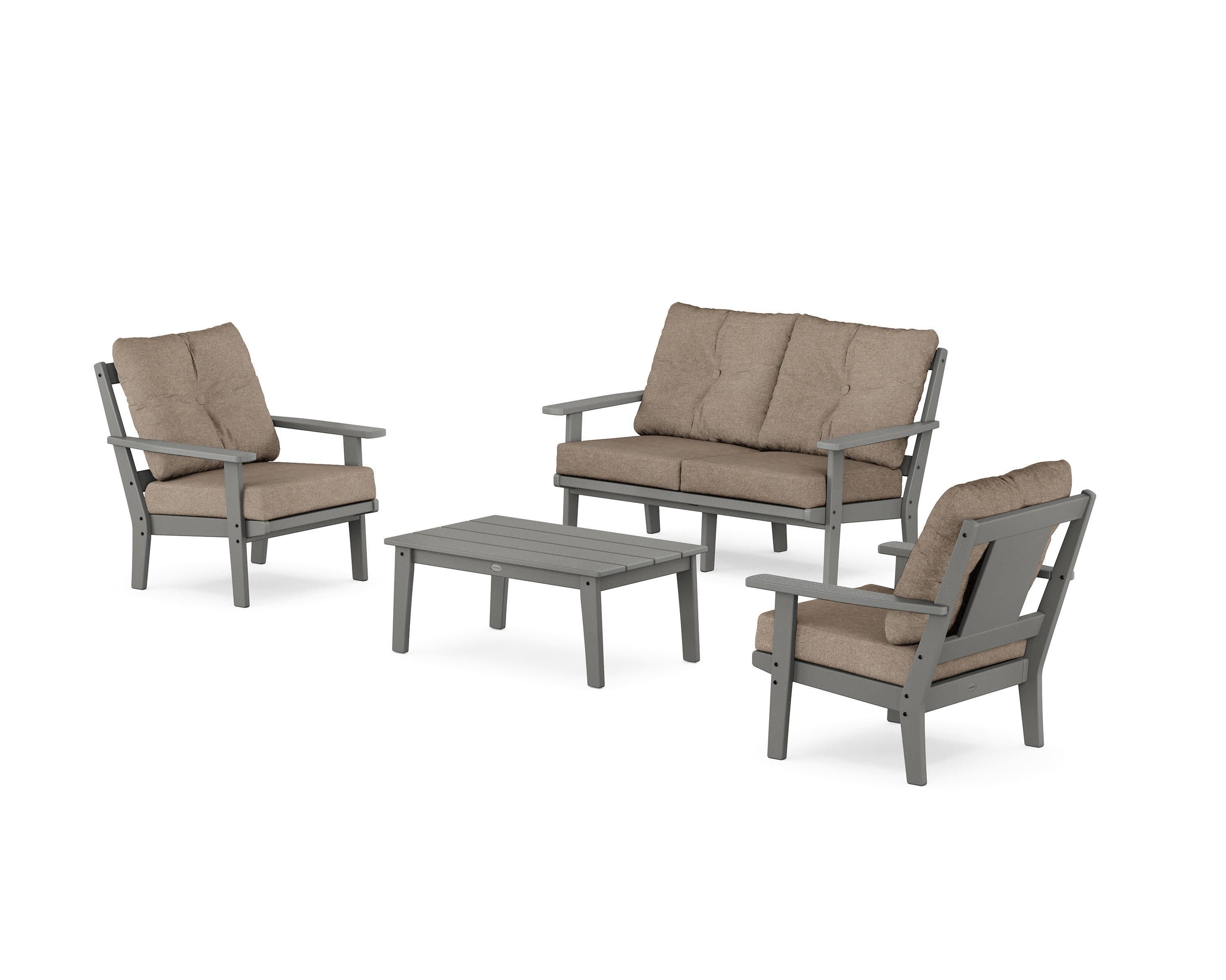 Prairie 4-Piece Deep Seating Set with Loveseat - Image 124