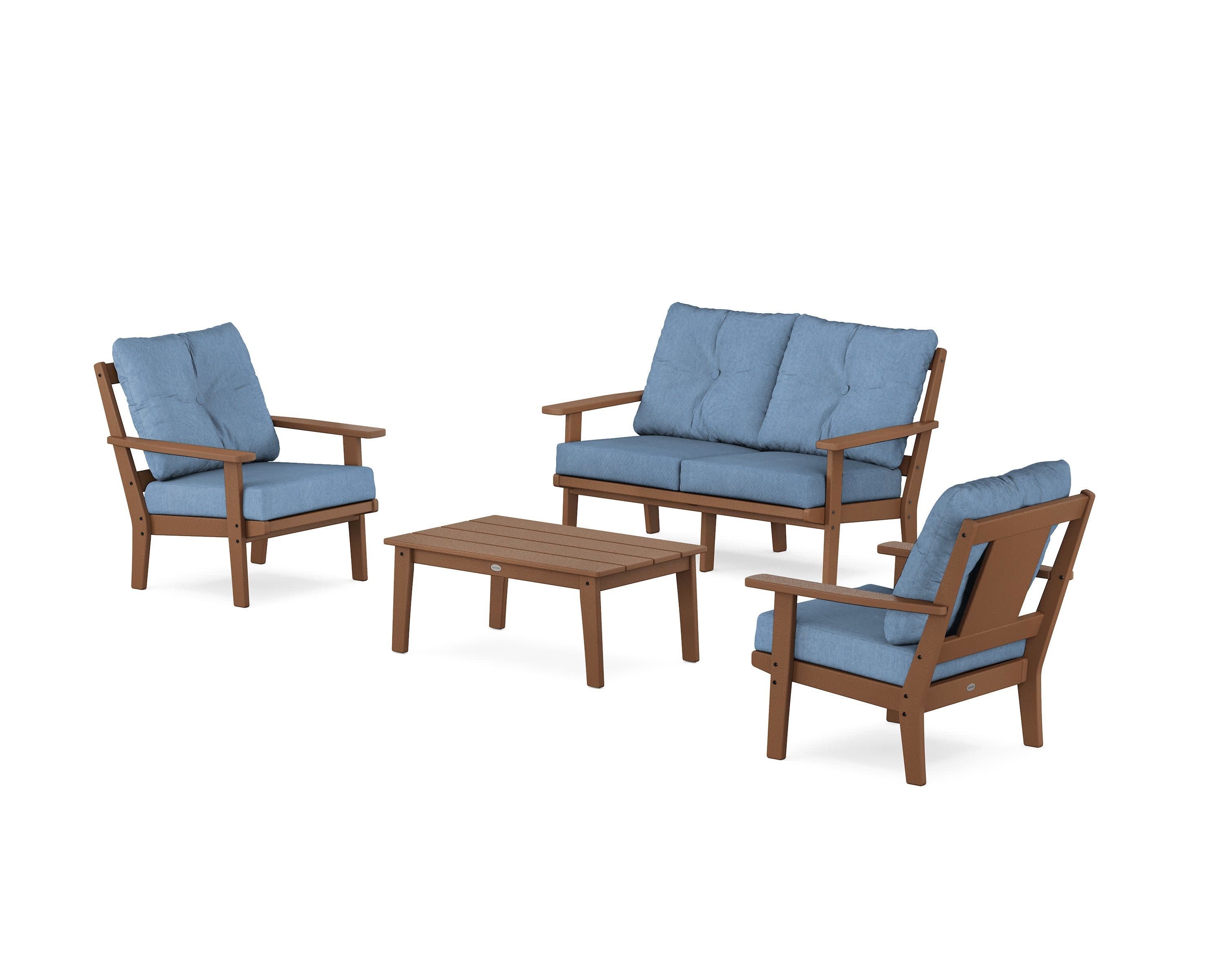 Prairie 4-Piece Deep Seating Set with Loveseat - Image 134