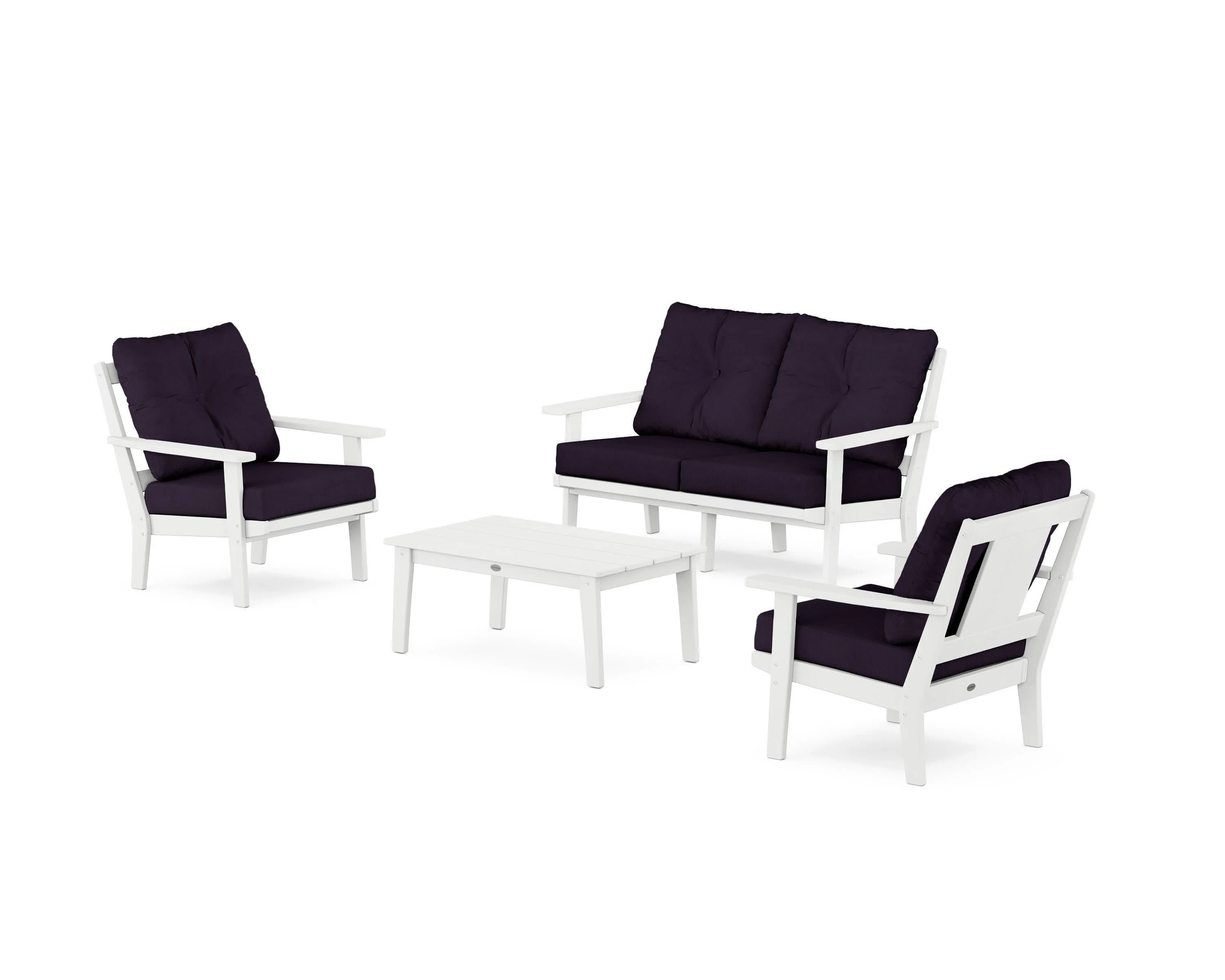 Prairie 4-Piece Deep Seating Set with Loveseat - Image 150