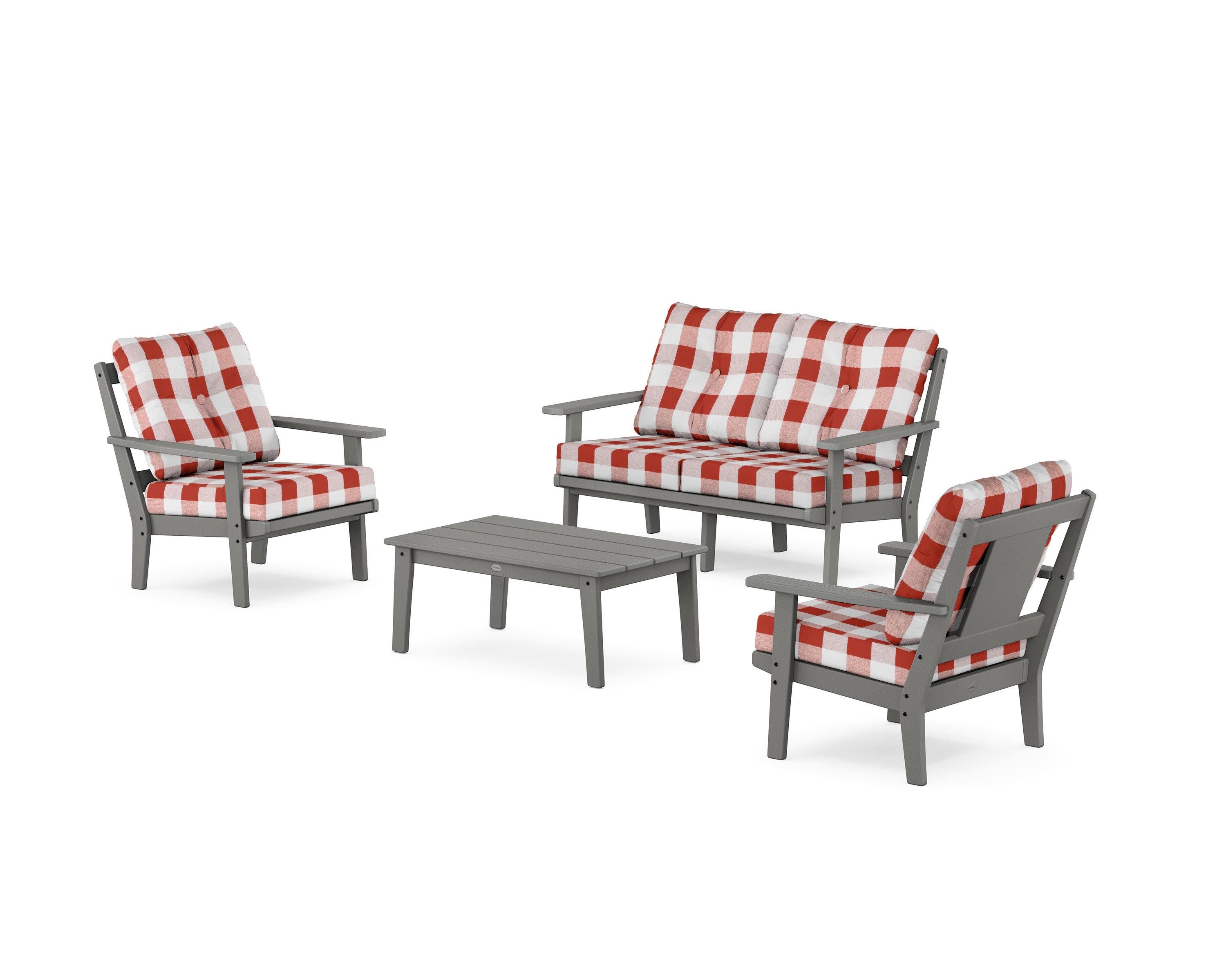 Prairie 4-Piece Deep Seating Set with Loveseat - Image 162