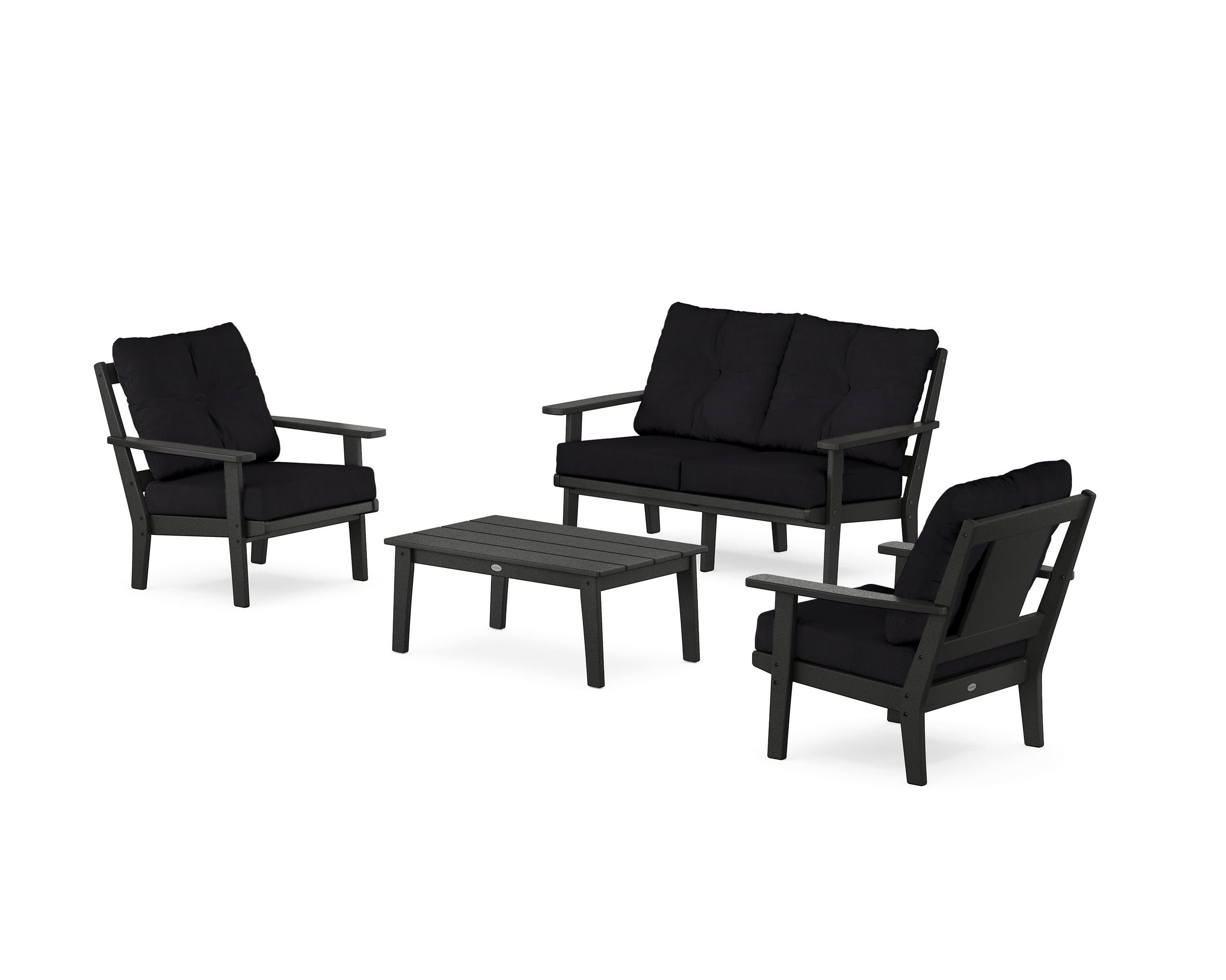 Prairie 4-Piece Deep Seating Set with Loveseat - Image 198