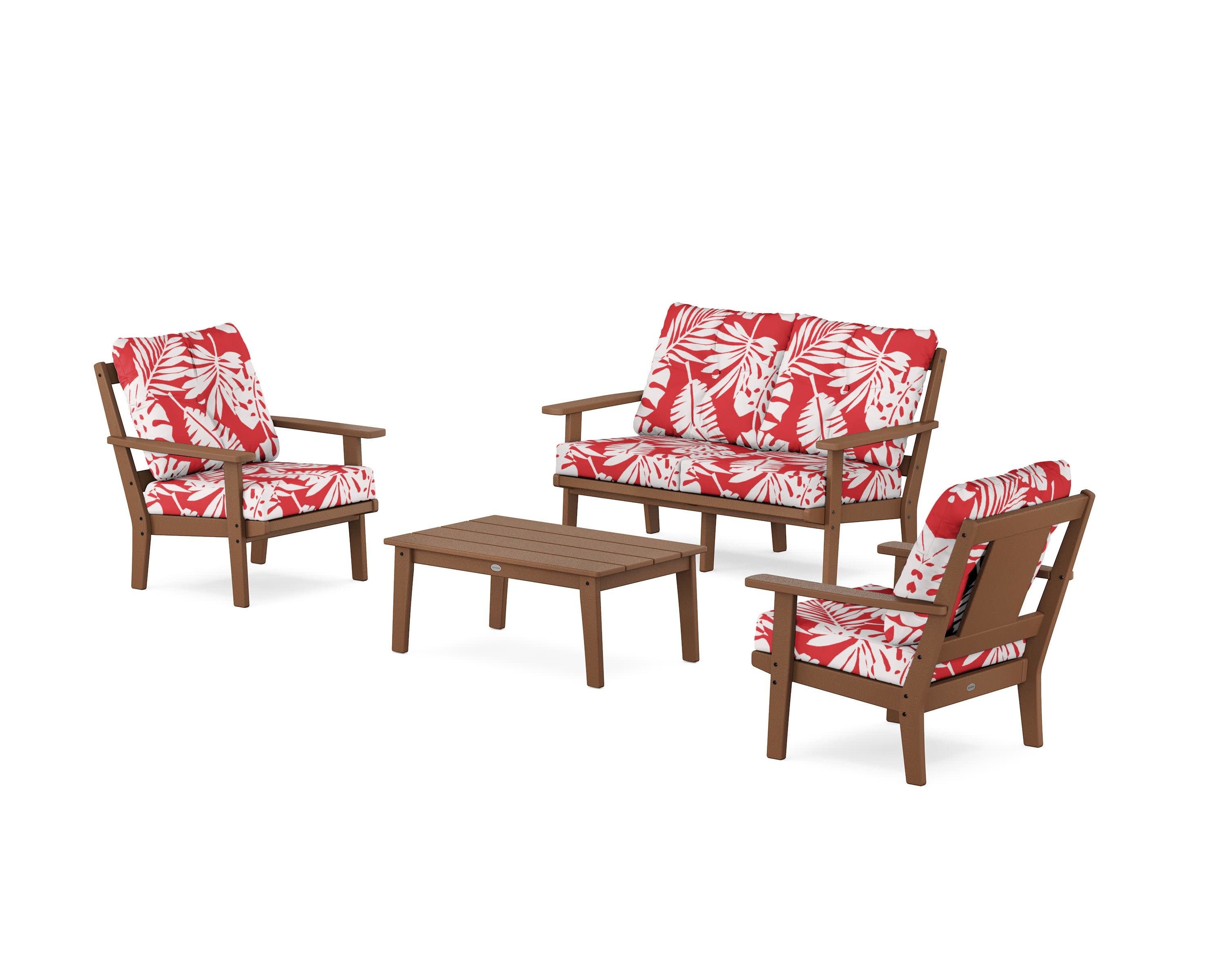 Prairie 4-Piece Deep Seating Set with Loveseat - Image 57