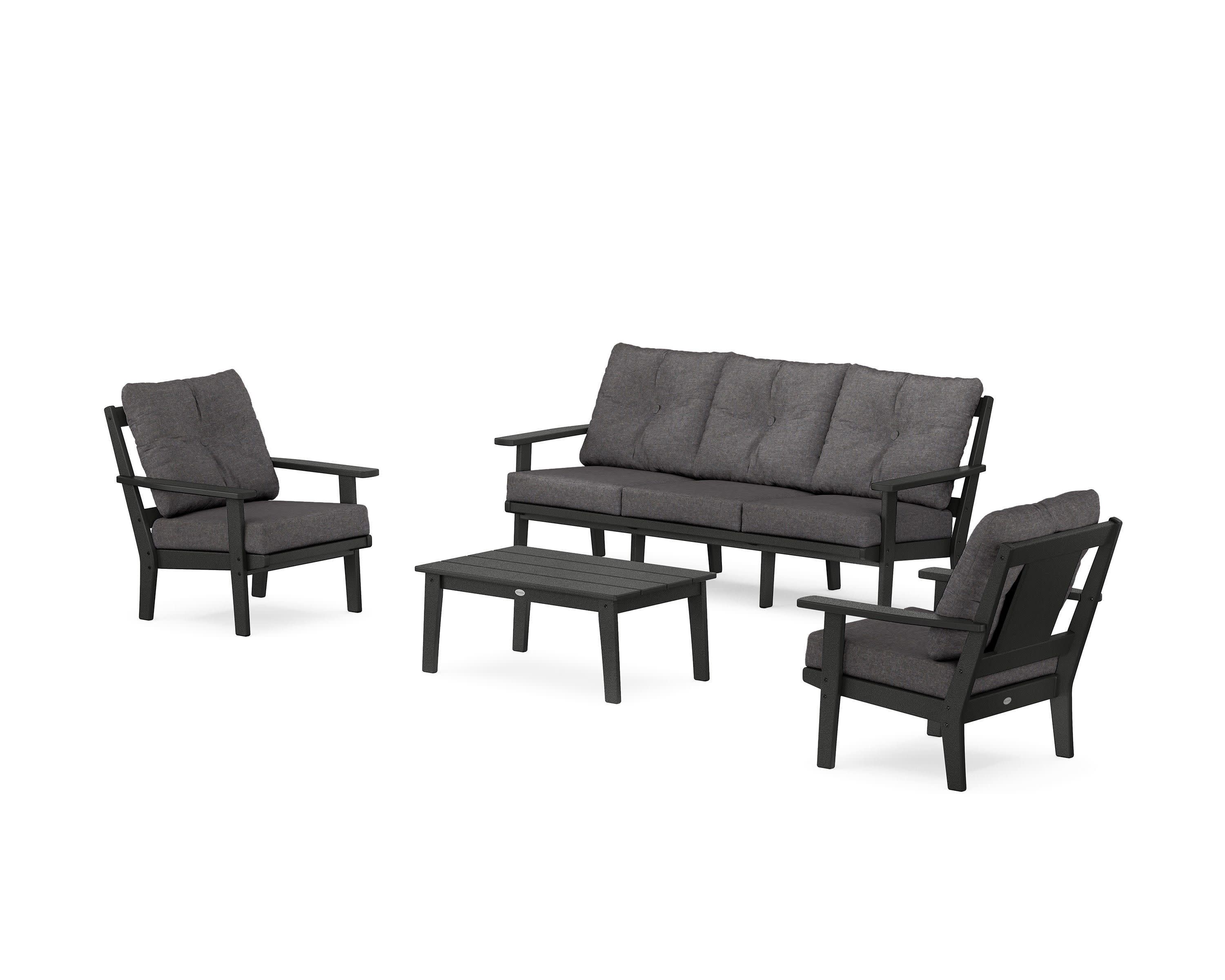 Prairie 4-Piece Deep Seating Set with Sofa - Image 103
